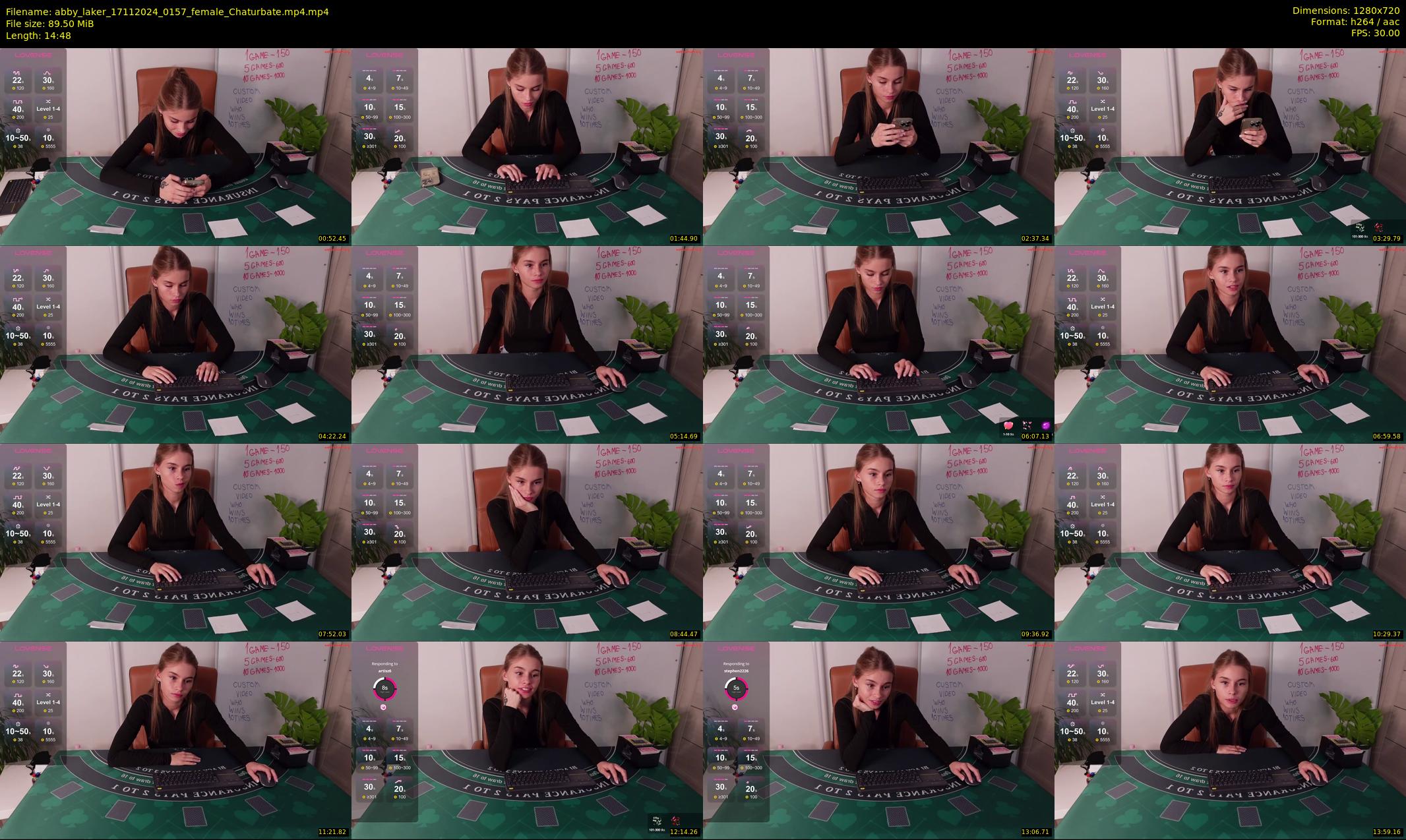 abby_laker — 15 minute Chaturbate female cam show recording, 720p, Nov 17, 2024