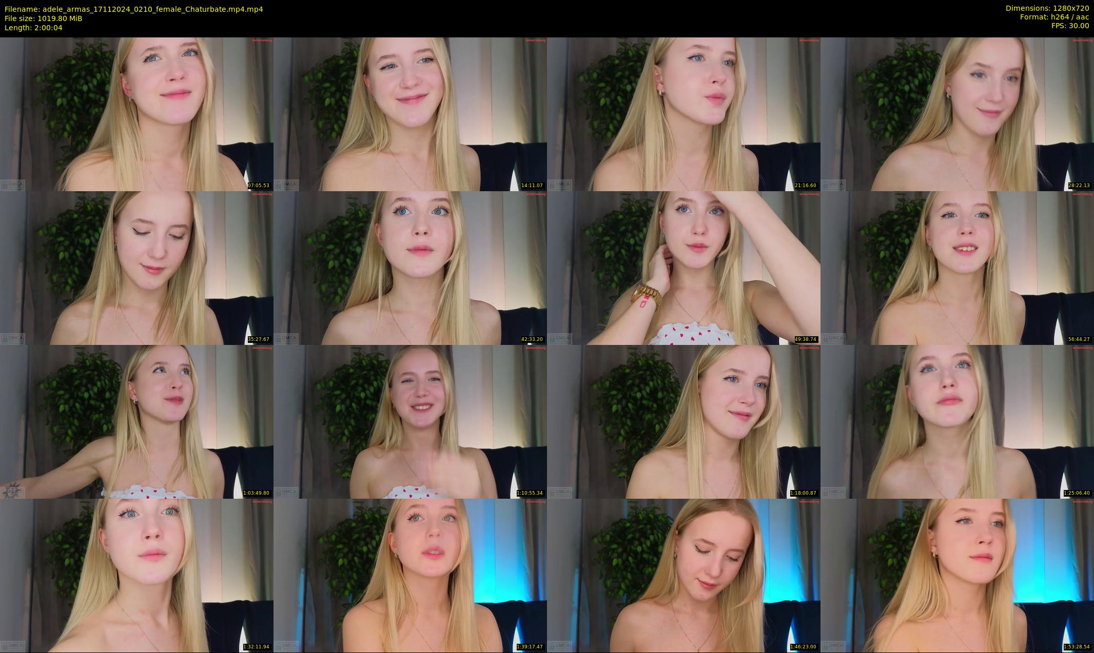 adele_armas — 121 minute Chaturbate female cam show recording, 720p, Nov 17, 2024