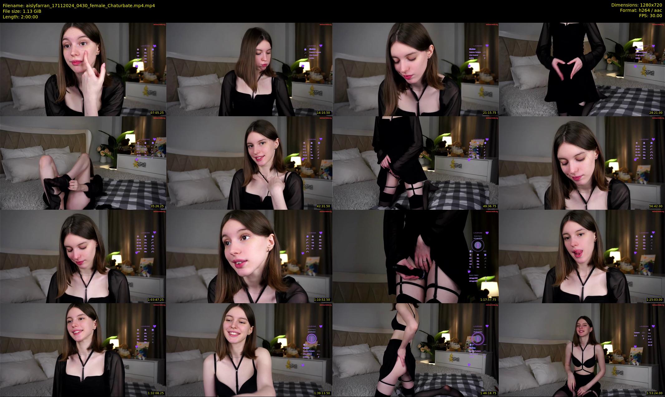 aislyfarran — 120 minute Chaturbate female cam show recording, 720p, Nov 17, 2024