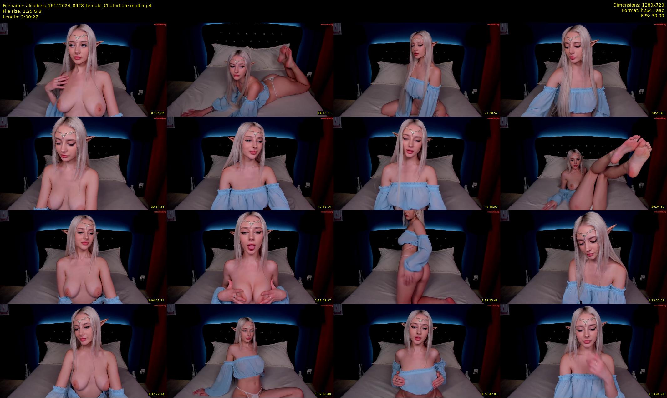 alicebels — 121 minute Chaturbate female cam show recording, 720p, Nov 16, 2024