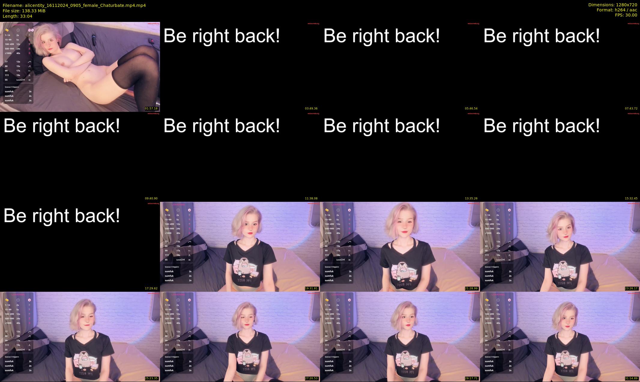 alicentity — 34 minute Chaturbate female cam show recording, 720p, Nov 16, 2024