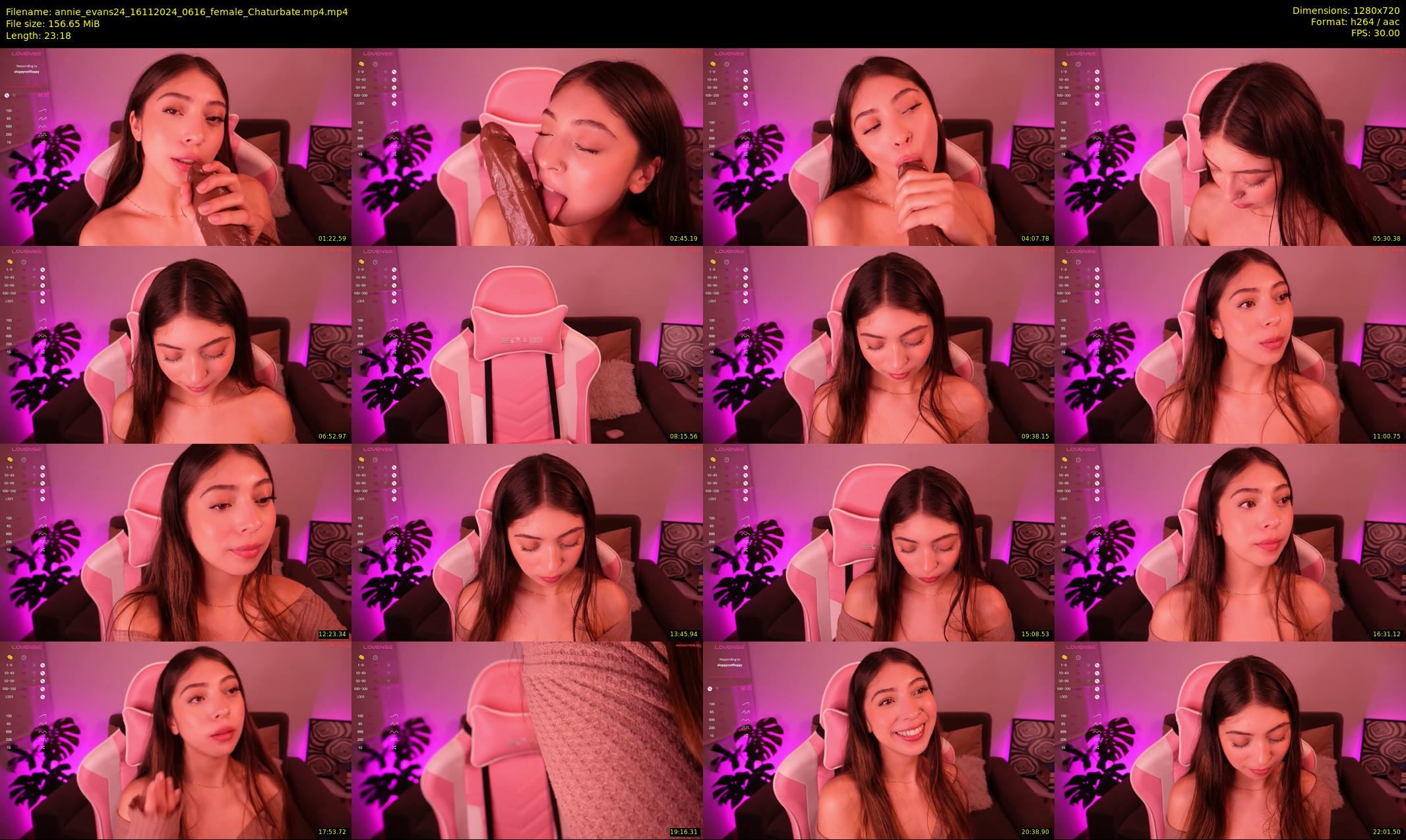 annie_evans24 — 24 minute Chaturbate female cam show recording, 720p, Nov 16, 2024