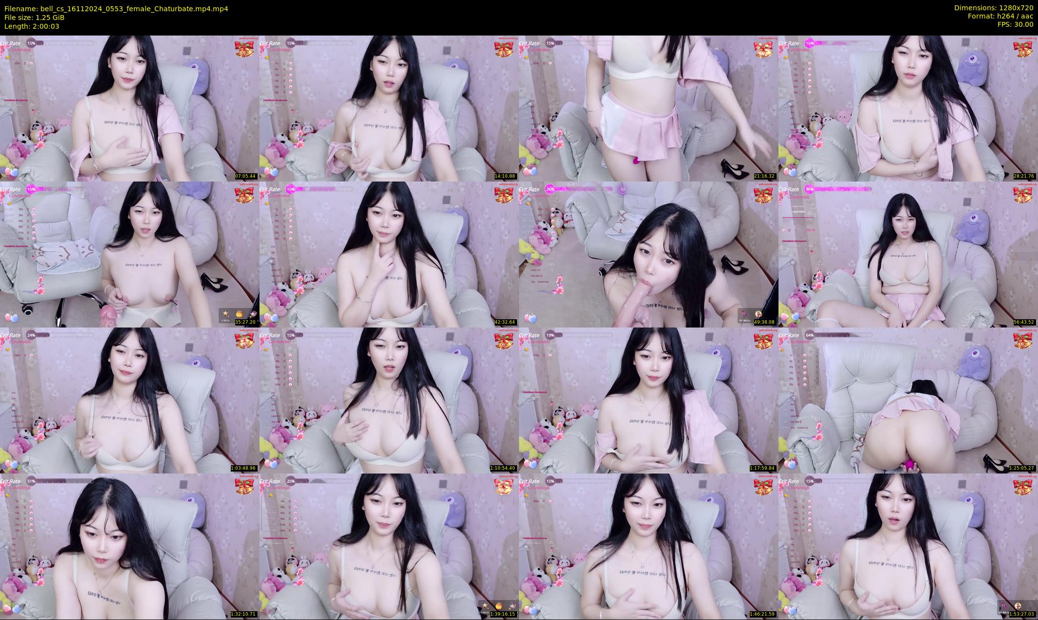 bell_cs — 121 minute Chaturbate female cam show recording, 720p, Nov 16, 2024