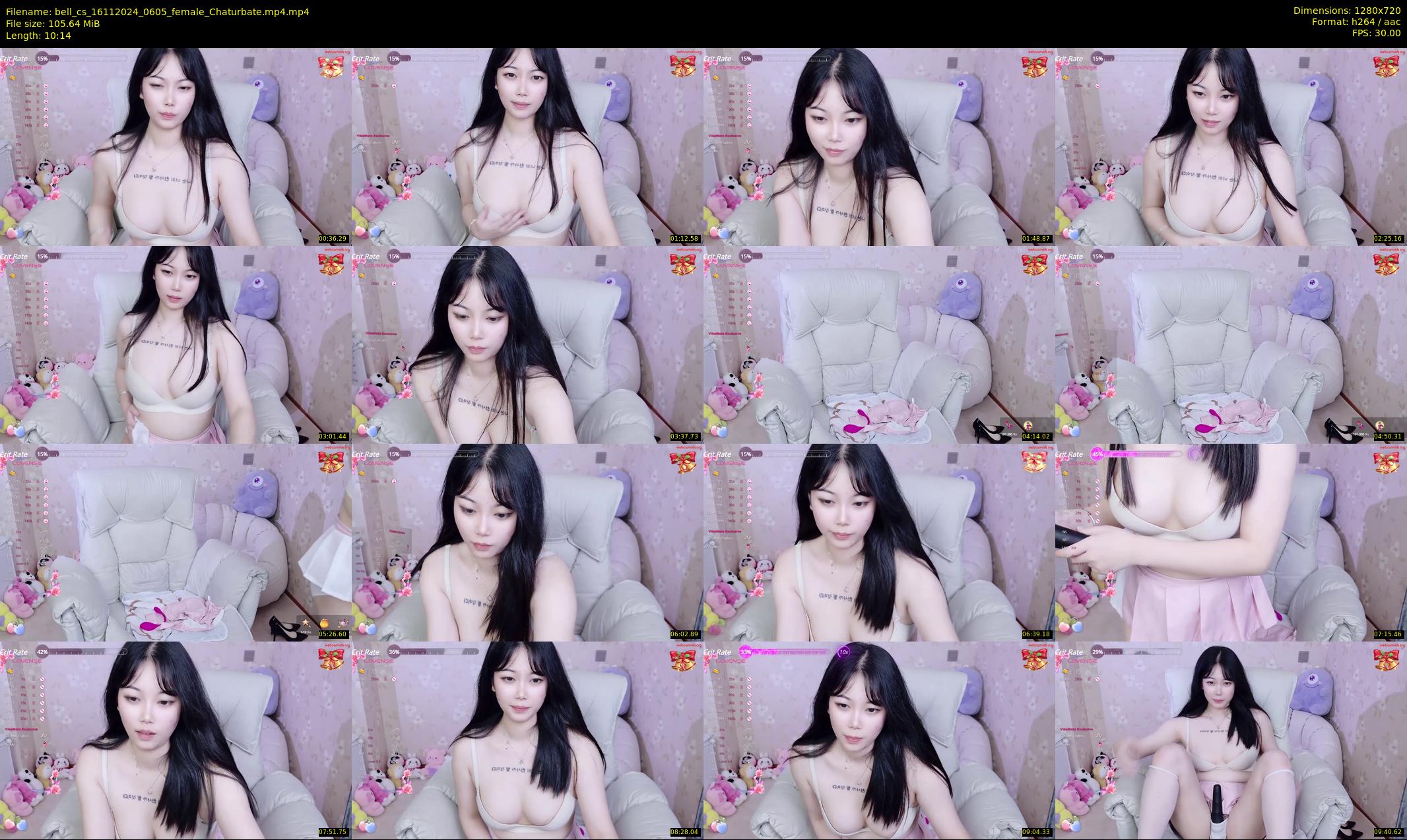 bell_cs — 11 minute Chaturbate female cam show recording, 720p, Nov 16, 2024