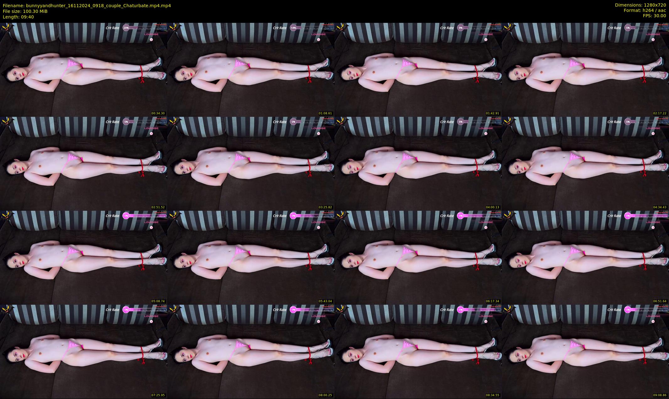 bunnyyandhunter — 10 minute Chaturbate couple cam show recording, 720p, Nov 16, 2024