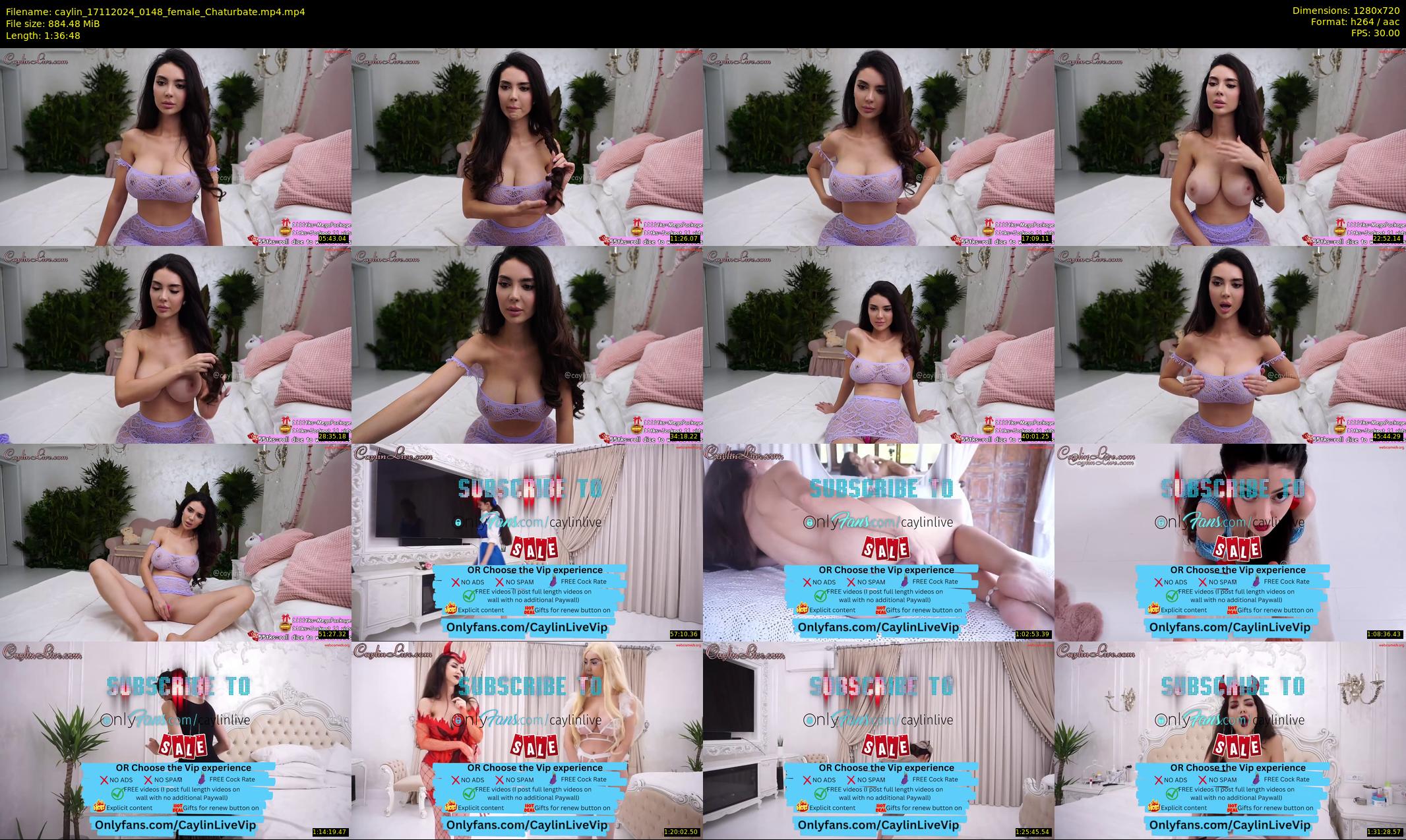 caylin — 97 minute Chaturbate female cam show recording, 720p, Nov 17, 2024
