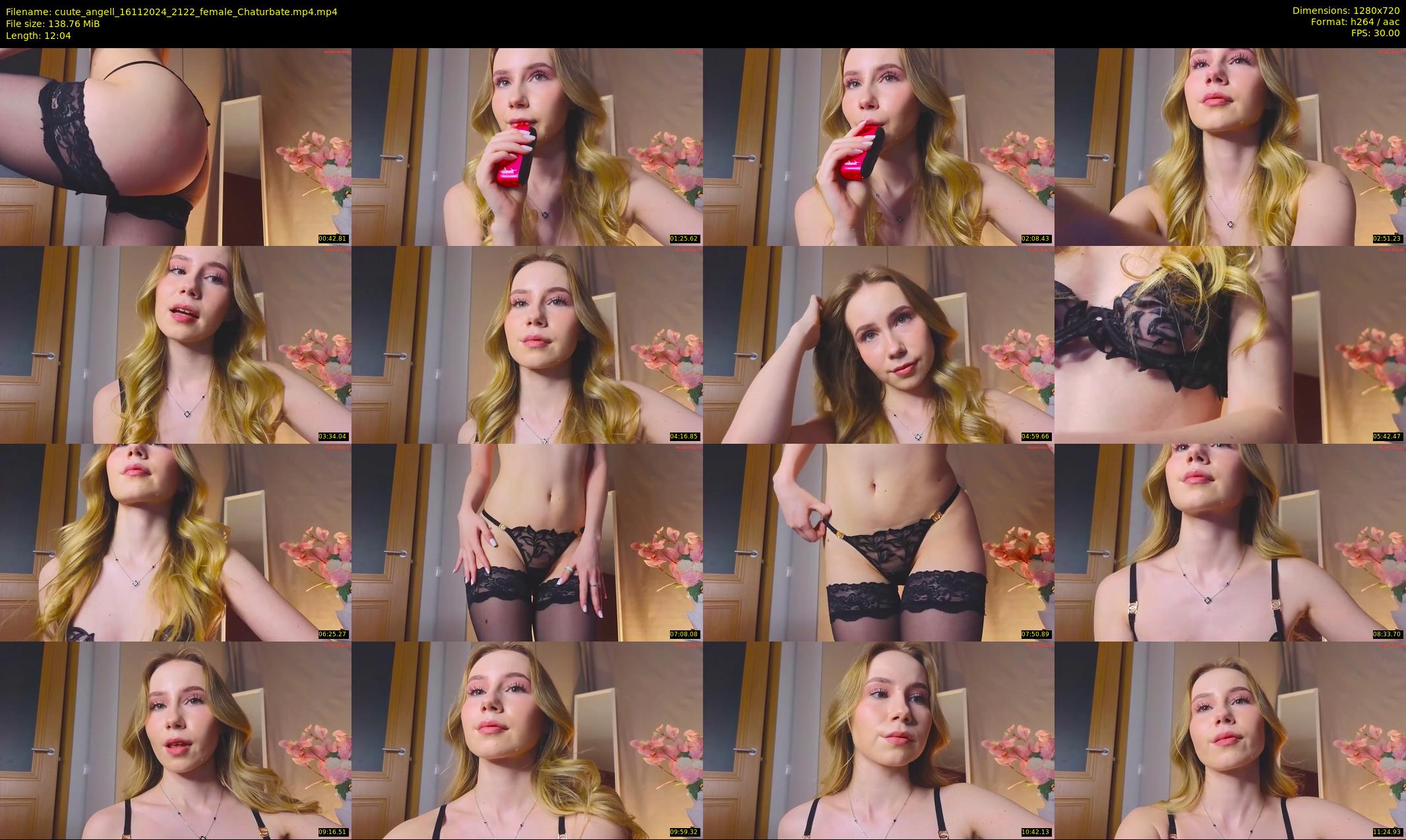 cuute_angell — 13 minute Chaturbate female cam show recording, 720p, Nov 16, 2024