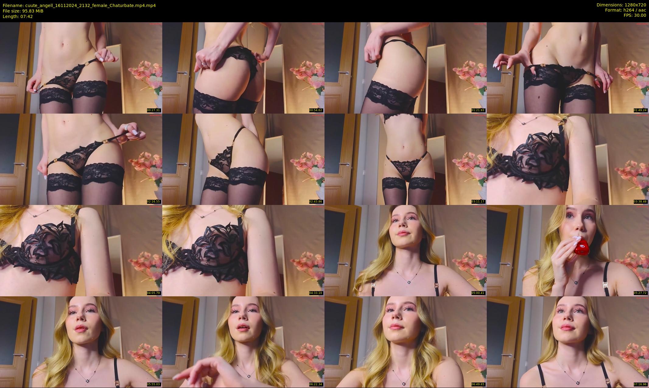 cuute_angell — 8 minute Chaturbate female cam show recording, 720p, Nov 16, 2024