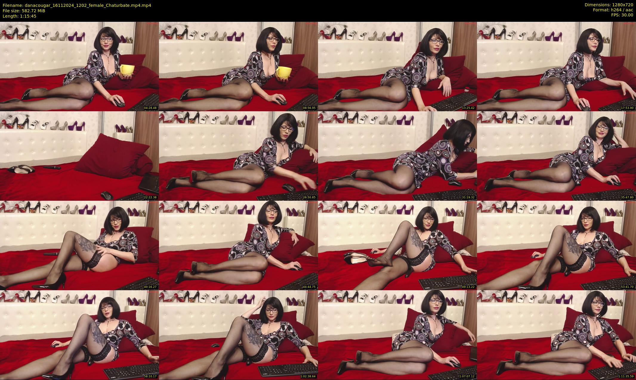 danacougar — 76 minute Chaturbate female cam show recording, 720p, Nov 16, 2024