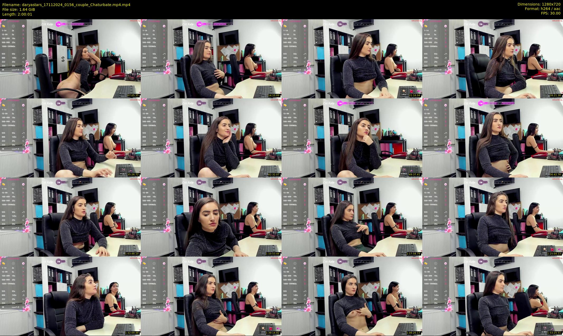 daryastars — 121 minute Chaturbate couple cam show recording, 720p, Nov 17, 2024