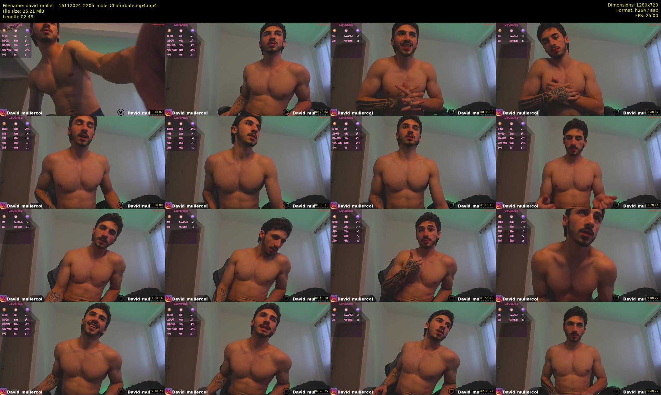 david_muller_ — 3 minute Chaturbate male cam show recording, 720p, Nov 16, 2024