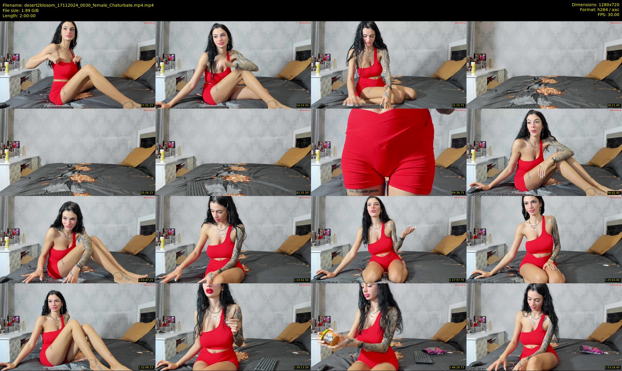 desert2blosom — 120 minute Chaturbate female cam show recording, 720p, Nov 17, 2024