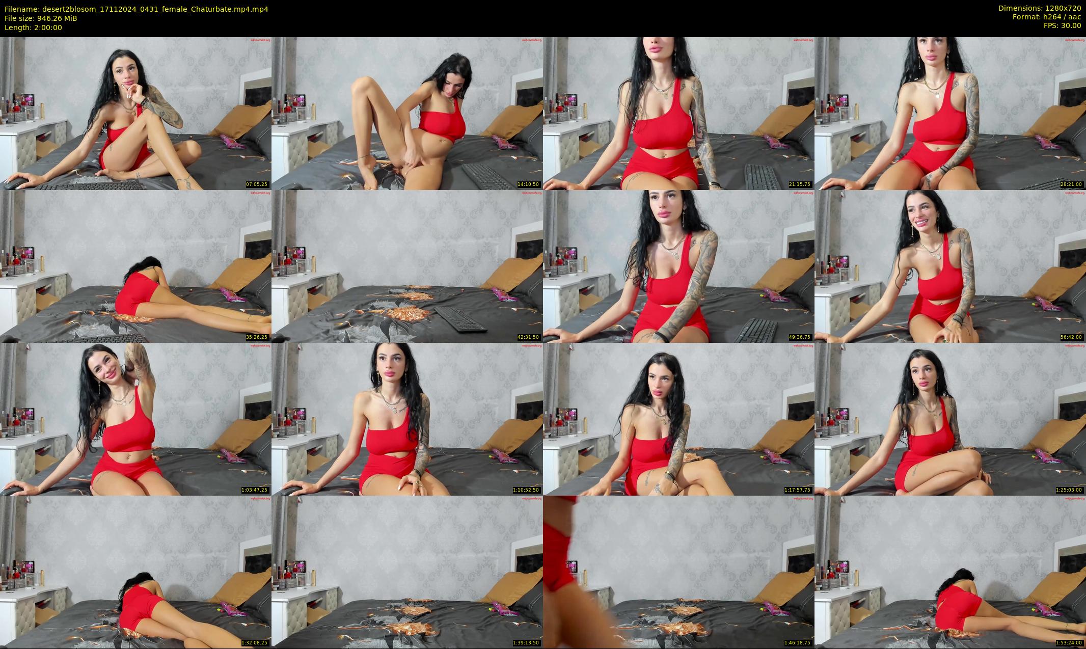 desert2blosom — 120 minute Chaturbate female cam show recording, 720p, Nov 17, 2024