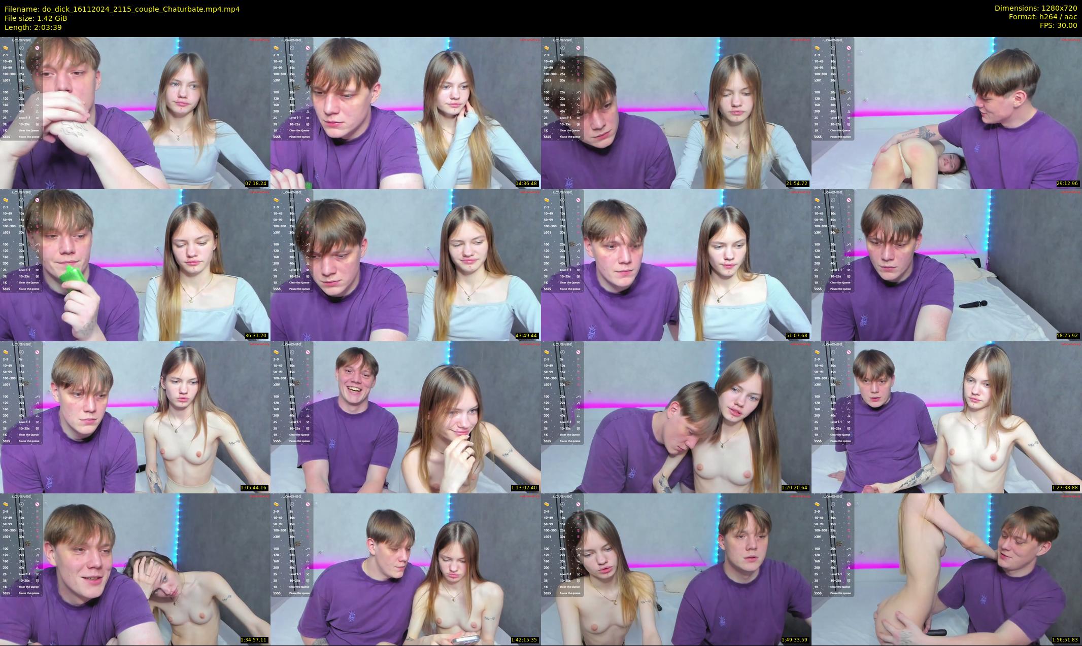 do_dick — 124 minute Chaturbate couple cam show recording, 720p, Nov 16, 2024