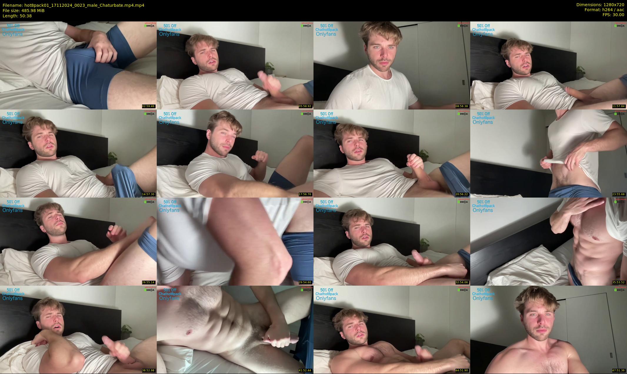 hot8pack01 — 51 minute Chaturbate male cam show recording, 720p, Nov 17, 2024