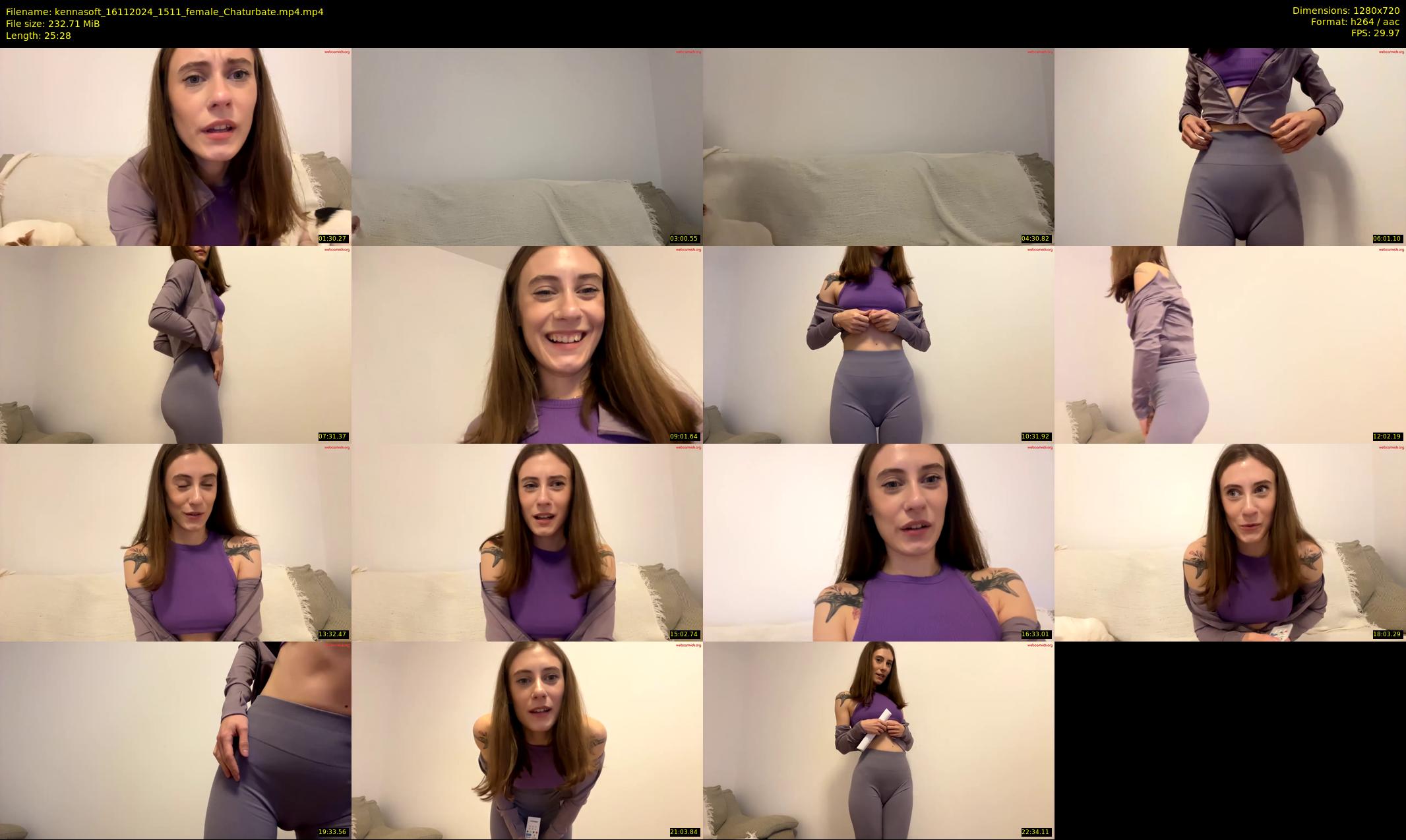 kennasoft — 26 minute Chaturbate female cam show recording, 720p, Nov 16, 2024