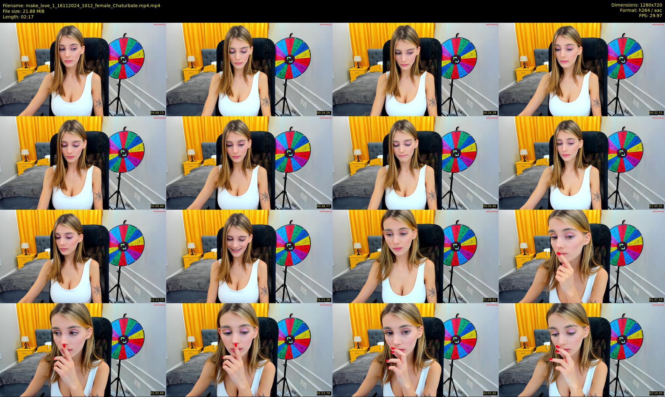 make_love_1 — 3 minute Chaturbate female cam show recording, 720p, Nov 16, 2024