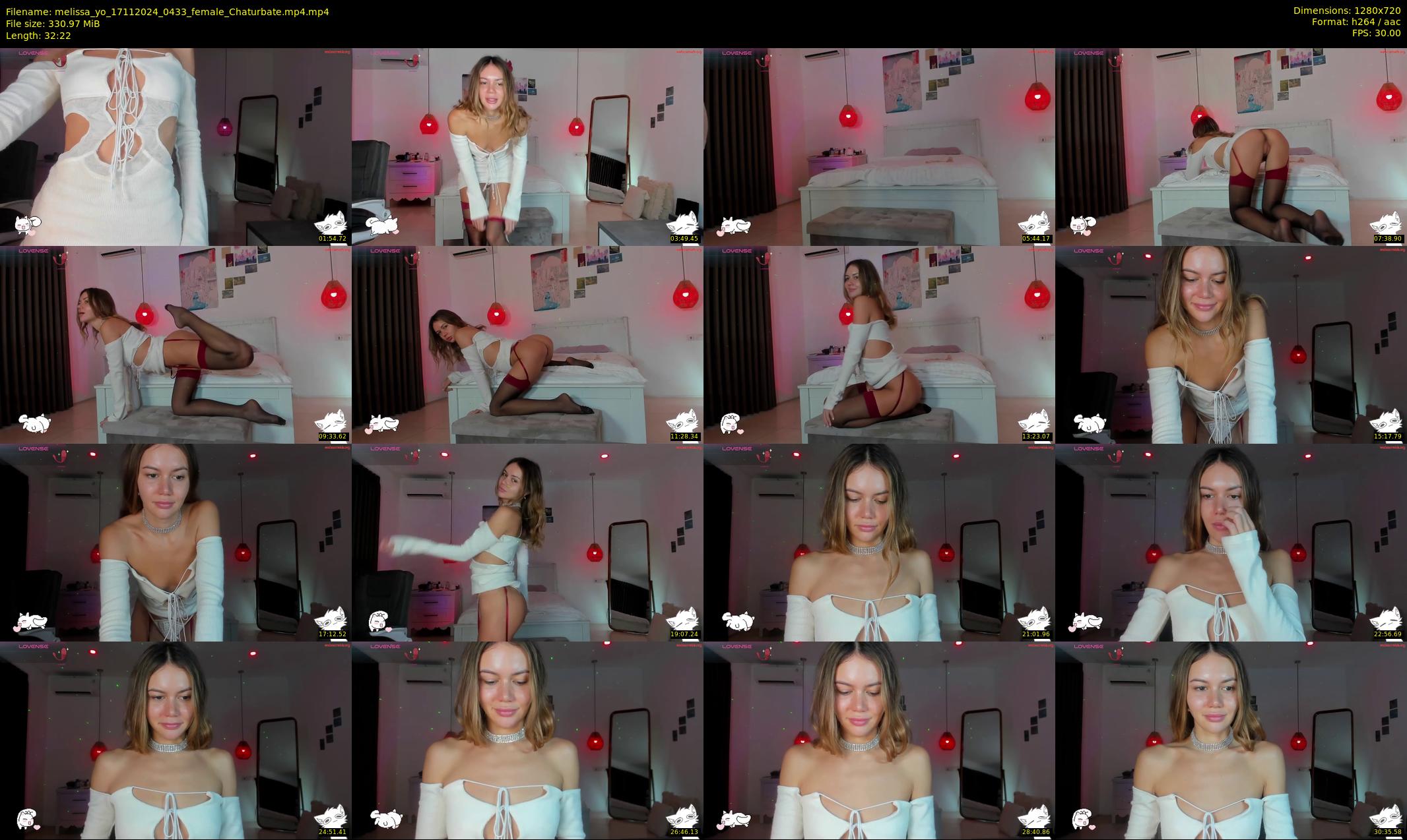 melissa_yo — 33 minute Chaturbate female cam show recording, 720p, Nov 17, 2024