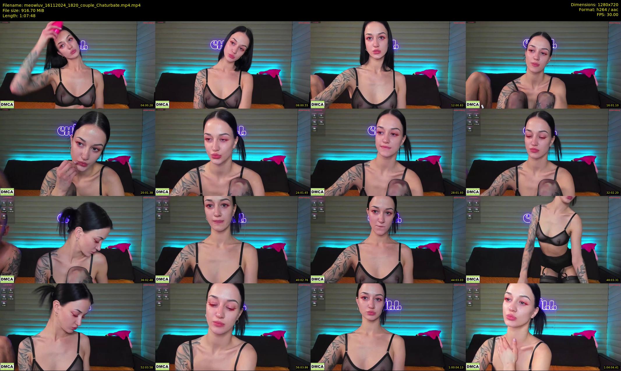 meowluv — 68 minute Chaturbate couple cam show recording, 720p, Nov 16, 2024