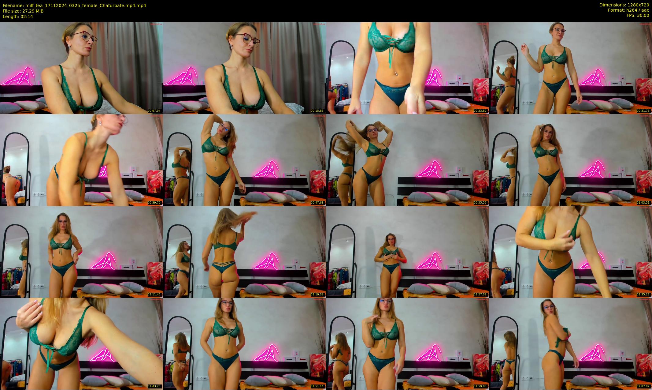milf_tea — 3 minute Chaturbate female cam show recording, 720p, Nov 17, 2024