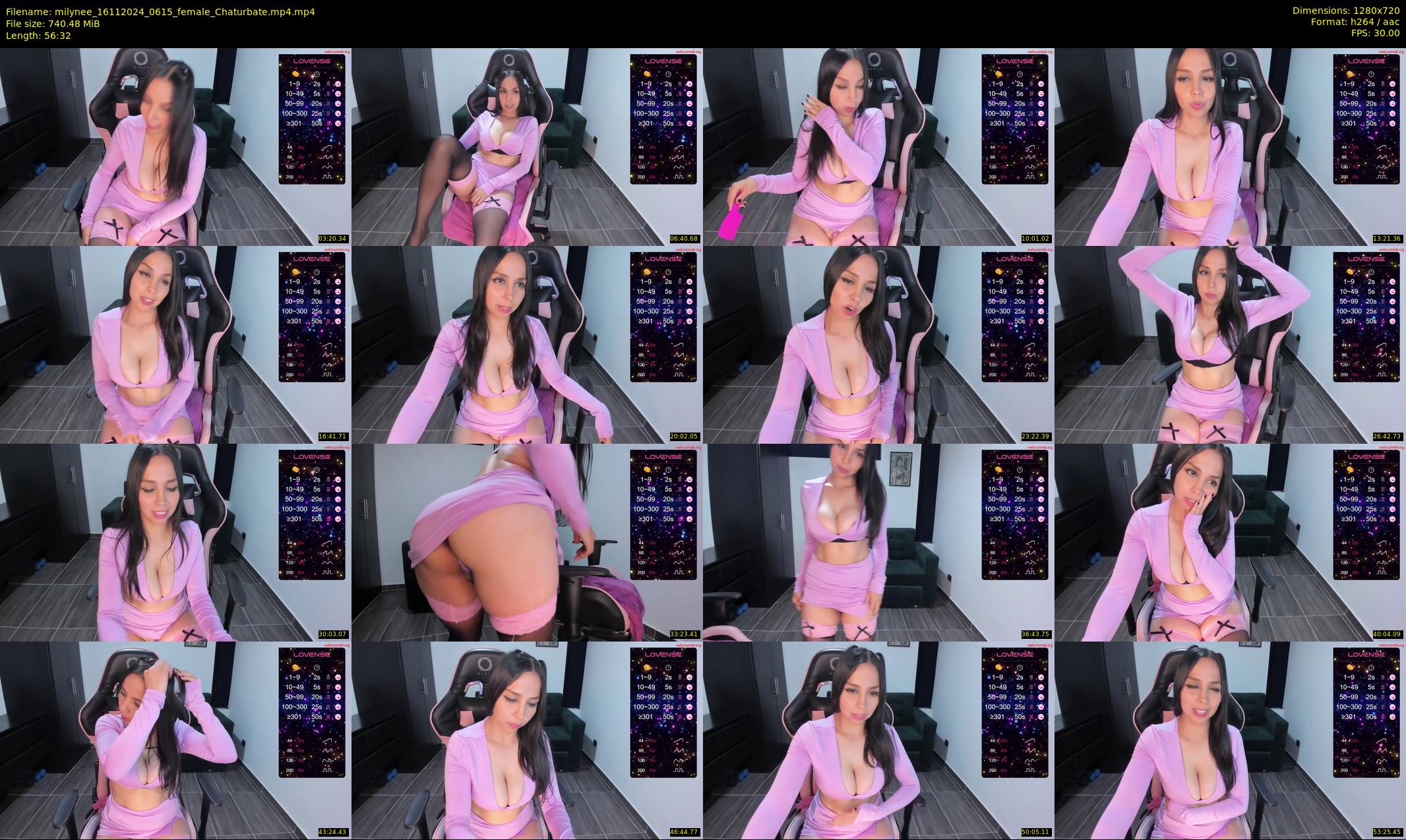 milynee — 57 minute Chaturbate female cam show recording, 720p, Nov 16, 2024