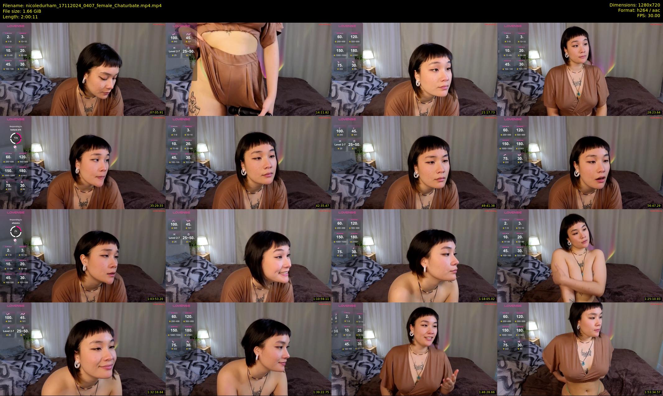 nicoledurham — 121 minute Chaturbate female cam show recording, 720p, Nov 17, 2024