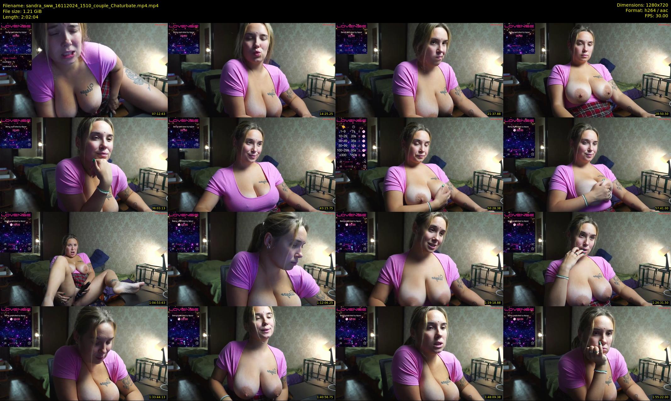 sandra_sww — 123 minute Chaturbate couple cam show recording, 720p, Nov 16, 2024