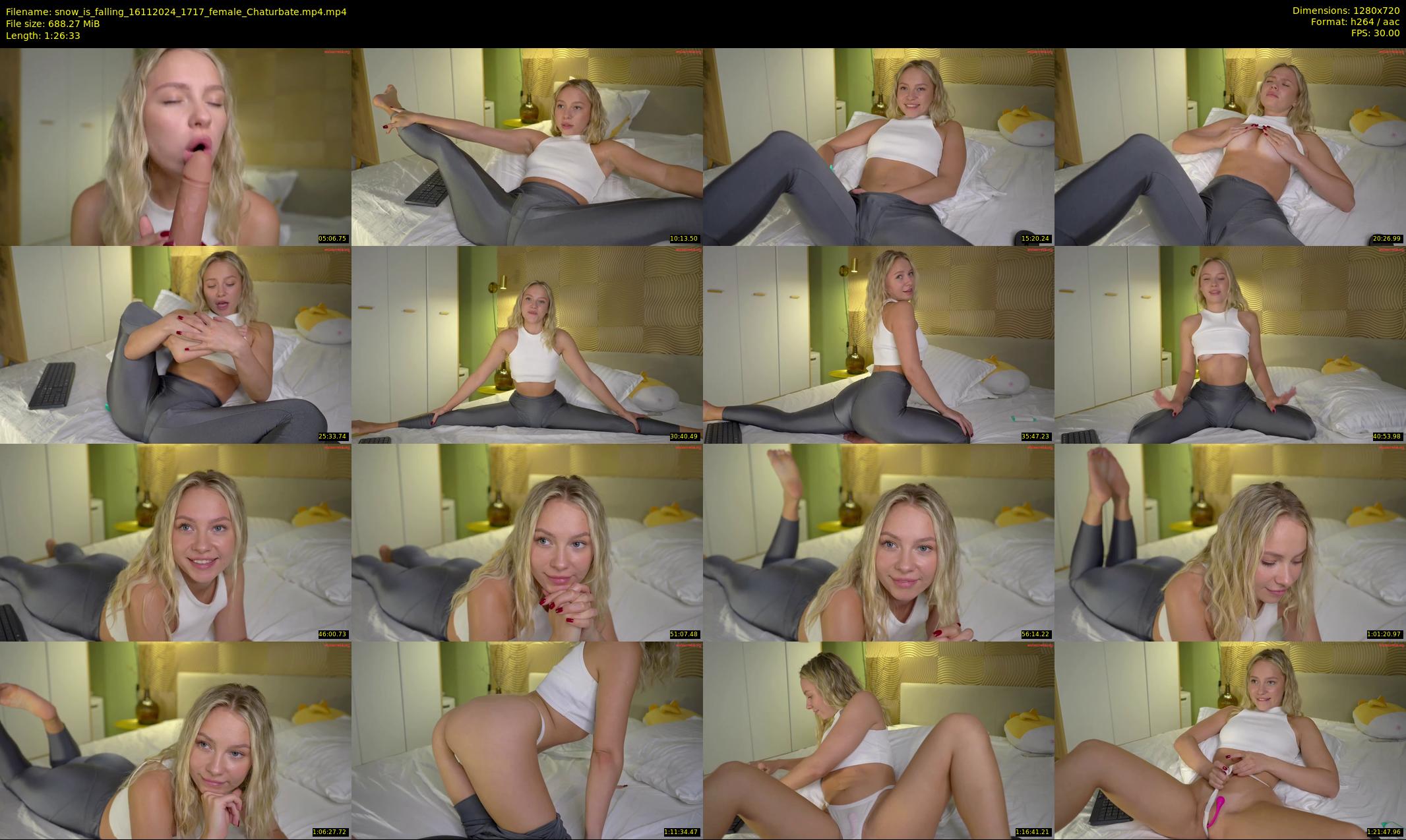snow_is_falling — 87 minute Chaturbate female cam show recording, 720p, Nov 16, 2024