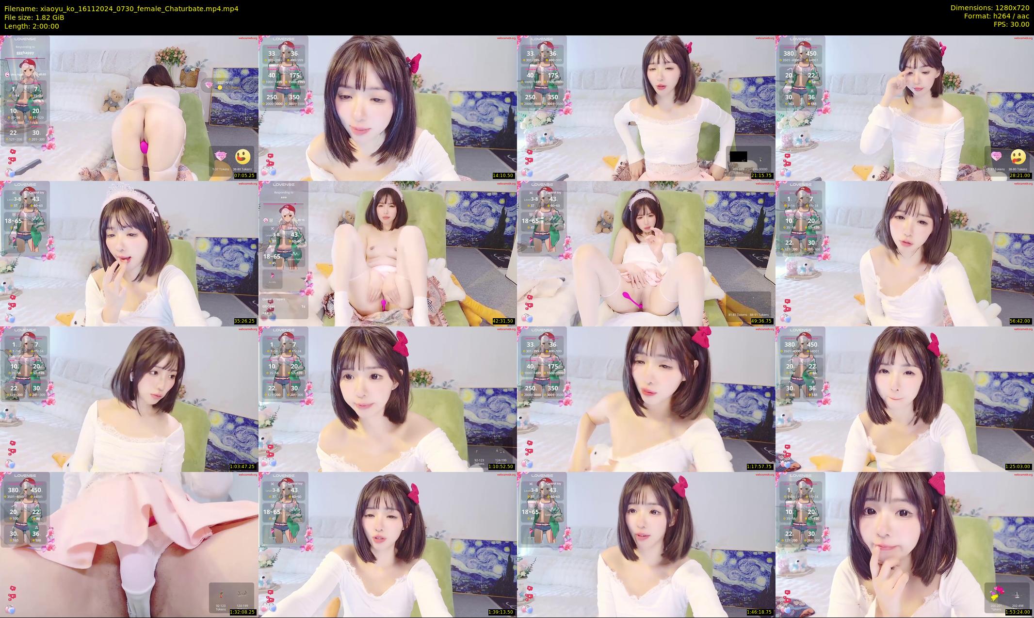 xiaoyu_ko — 120 minute Chaturbate female cam show recording, 720p, Nov 16, 2024