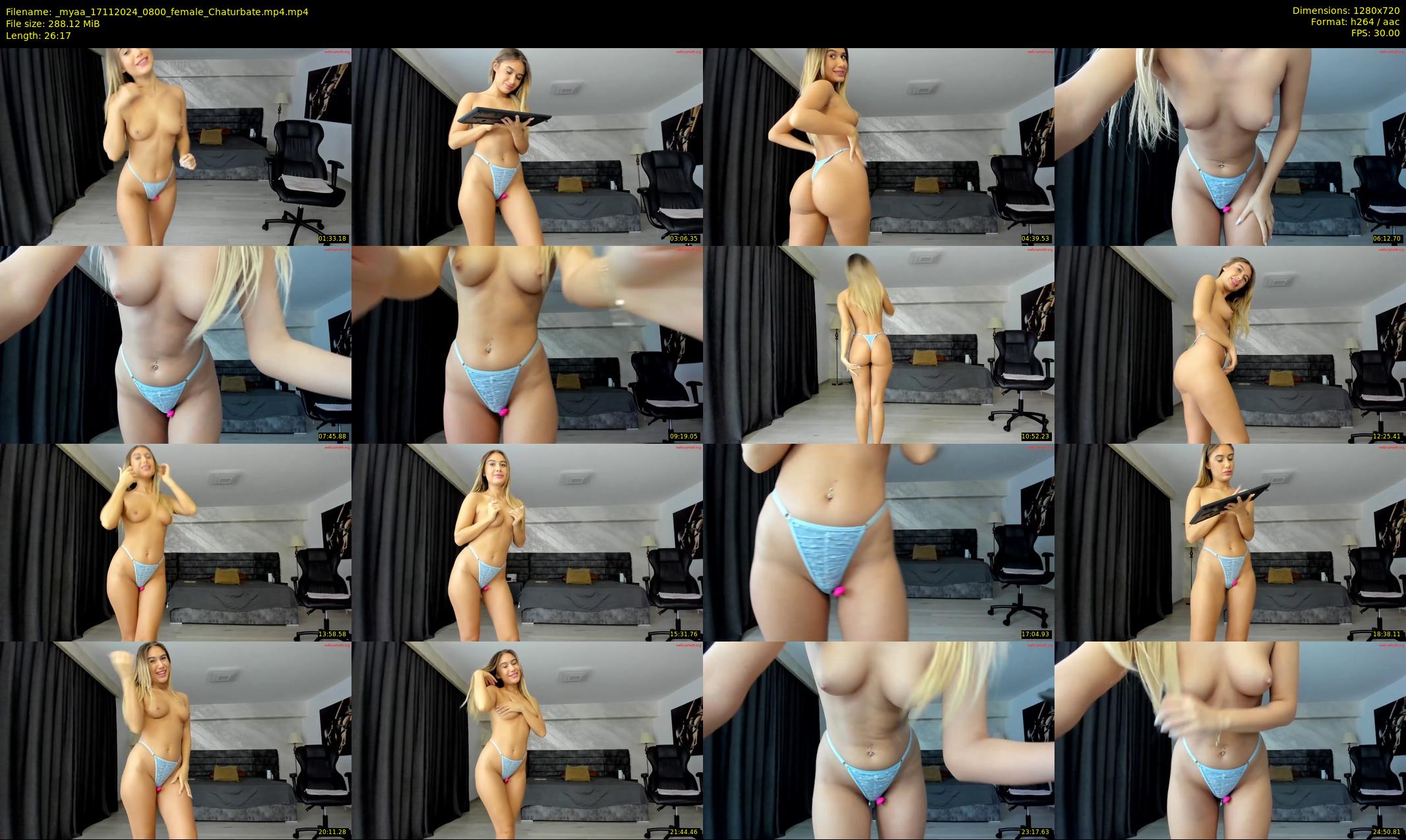 _myaa — 27 minute Chaturbate female cam show recording, 720p, Nov 17, 2024
