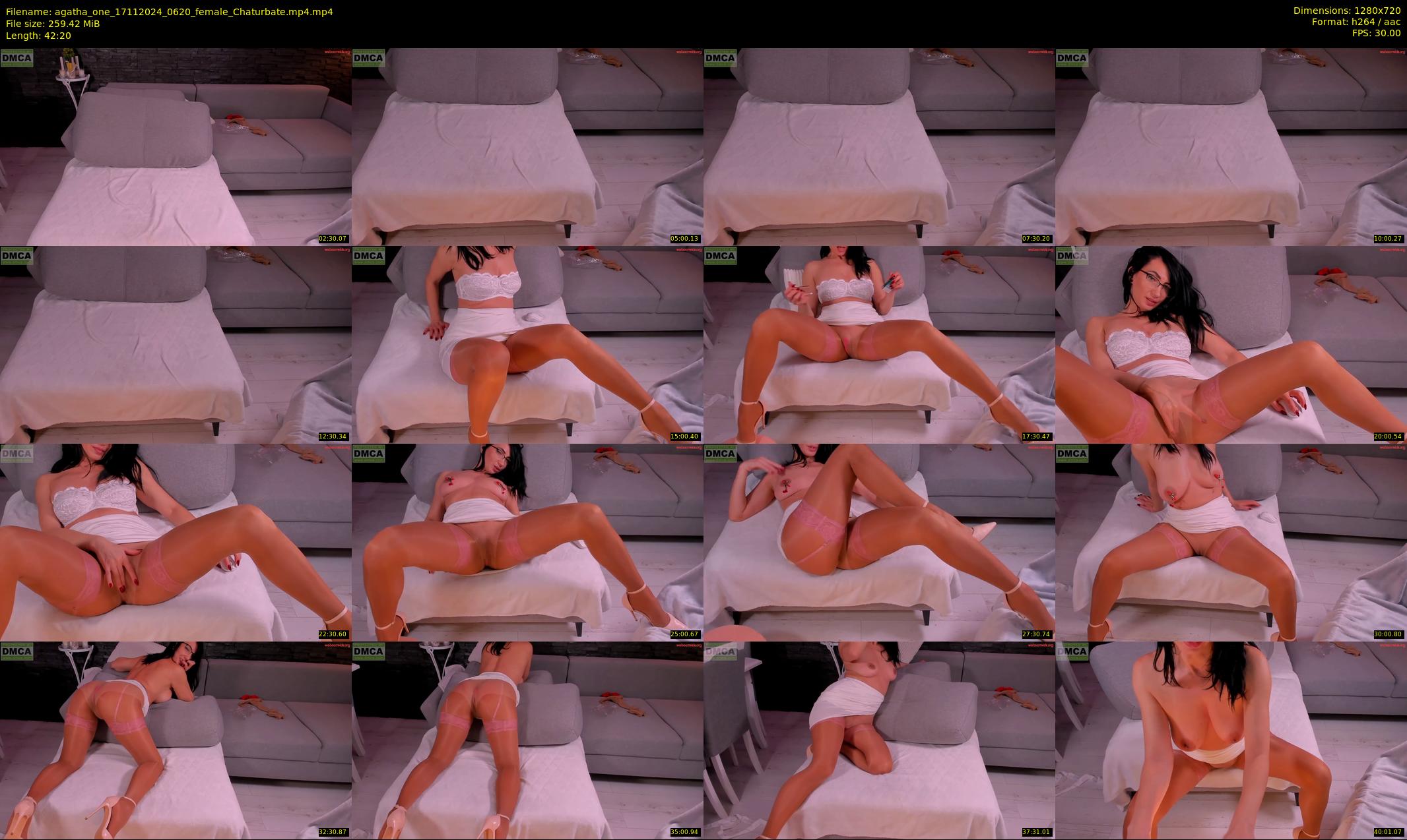 agatha_one — 43 minute Chaturbate female cam show recording, 720p, Nov 17, 2024