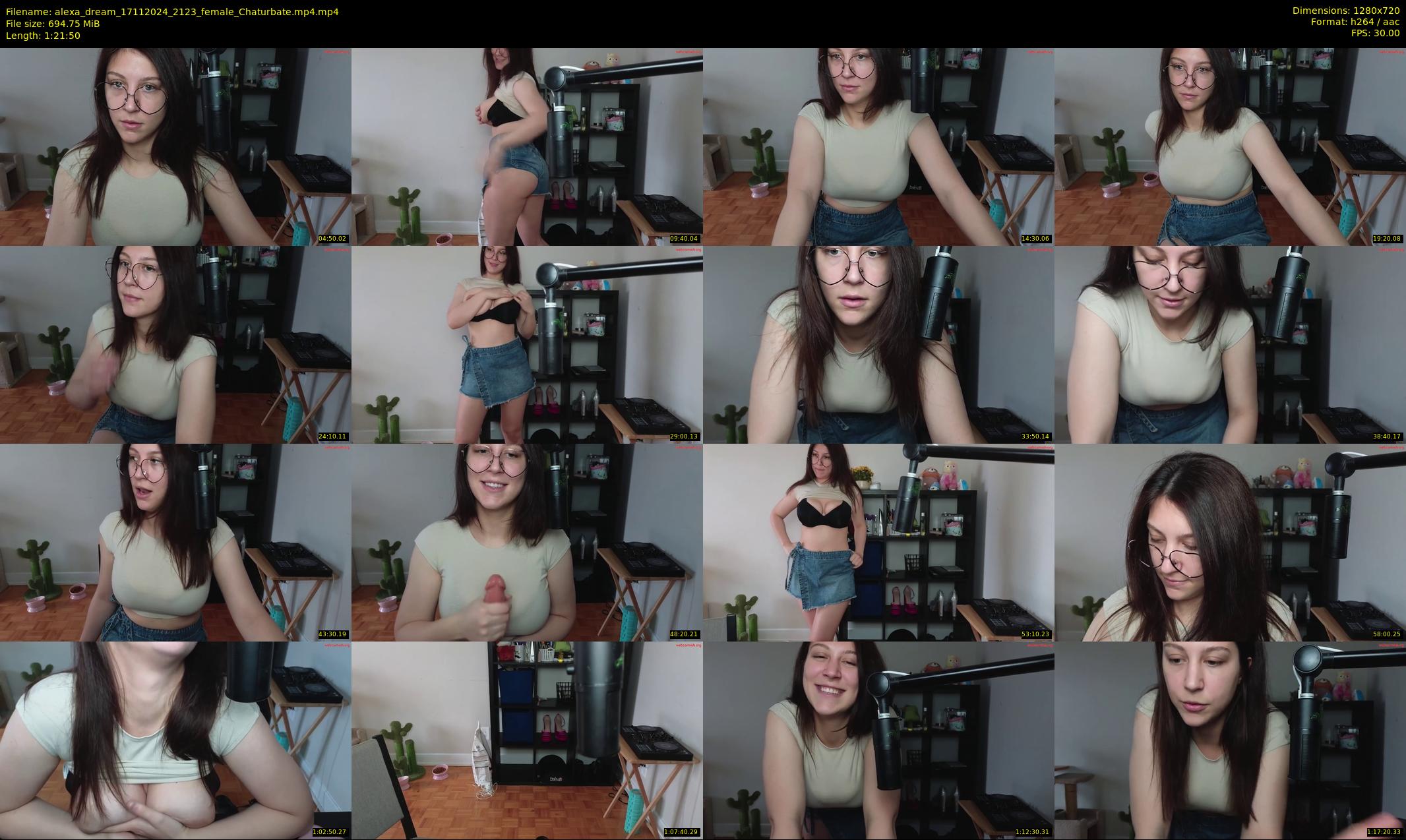 alexa_dream — 82 minute Chaturbate female cam show recording, 720p, Nov 17, 2024