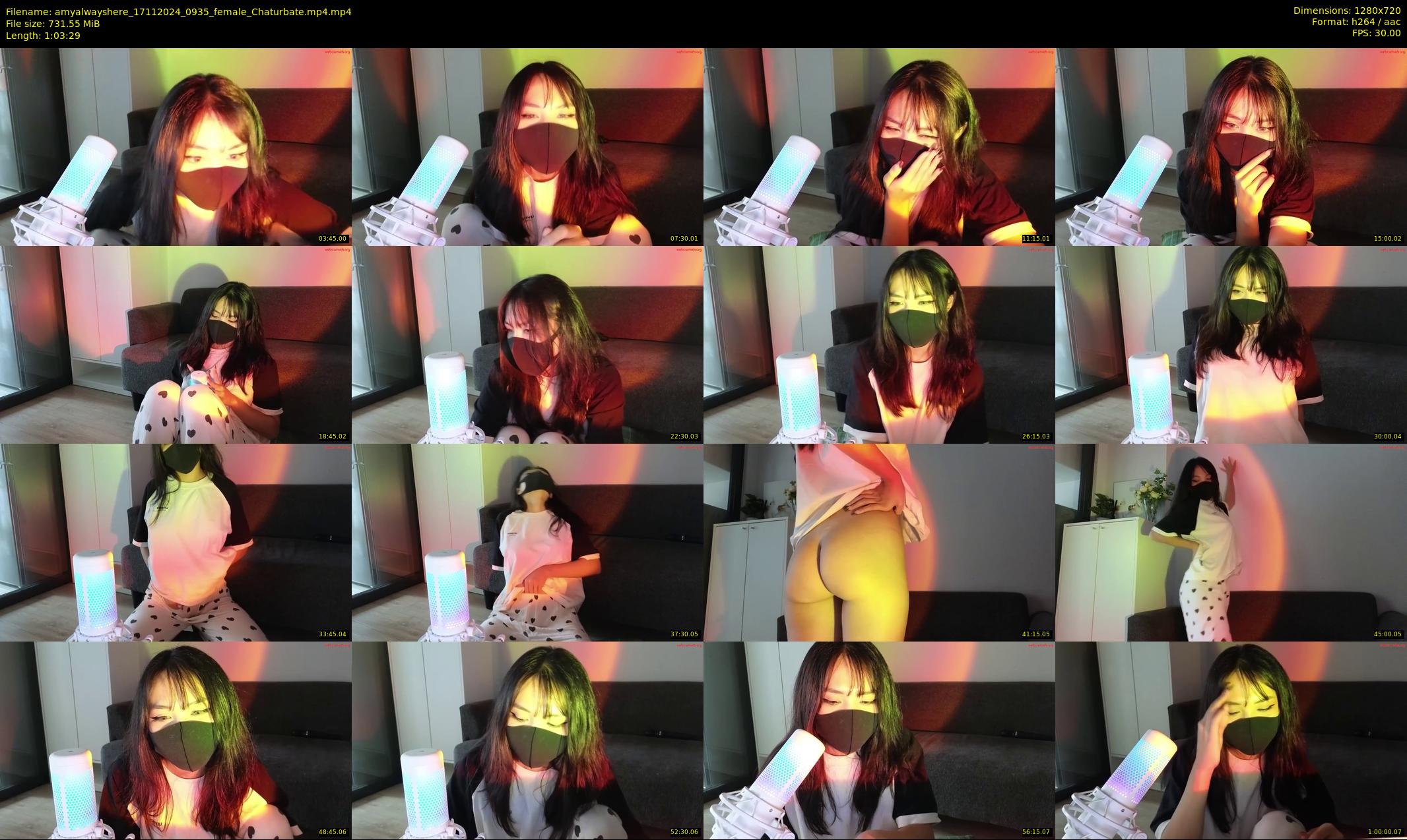 amyalwayshere — 64 minute Chaturbate female cam show recording, 720p, Nov 17, 2024