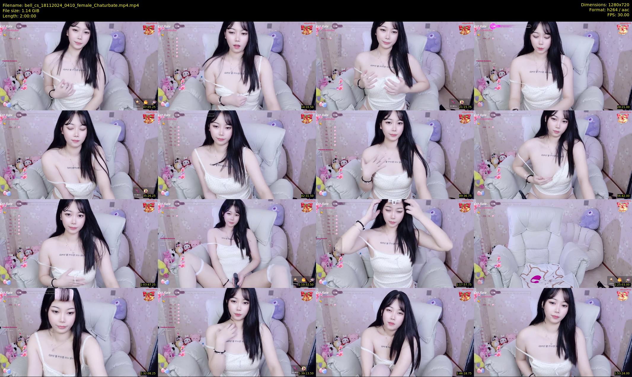 bell_cs — 120 minute Chaturbate female cam show recording, 720p, Nov 18, 2024