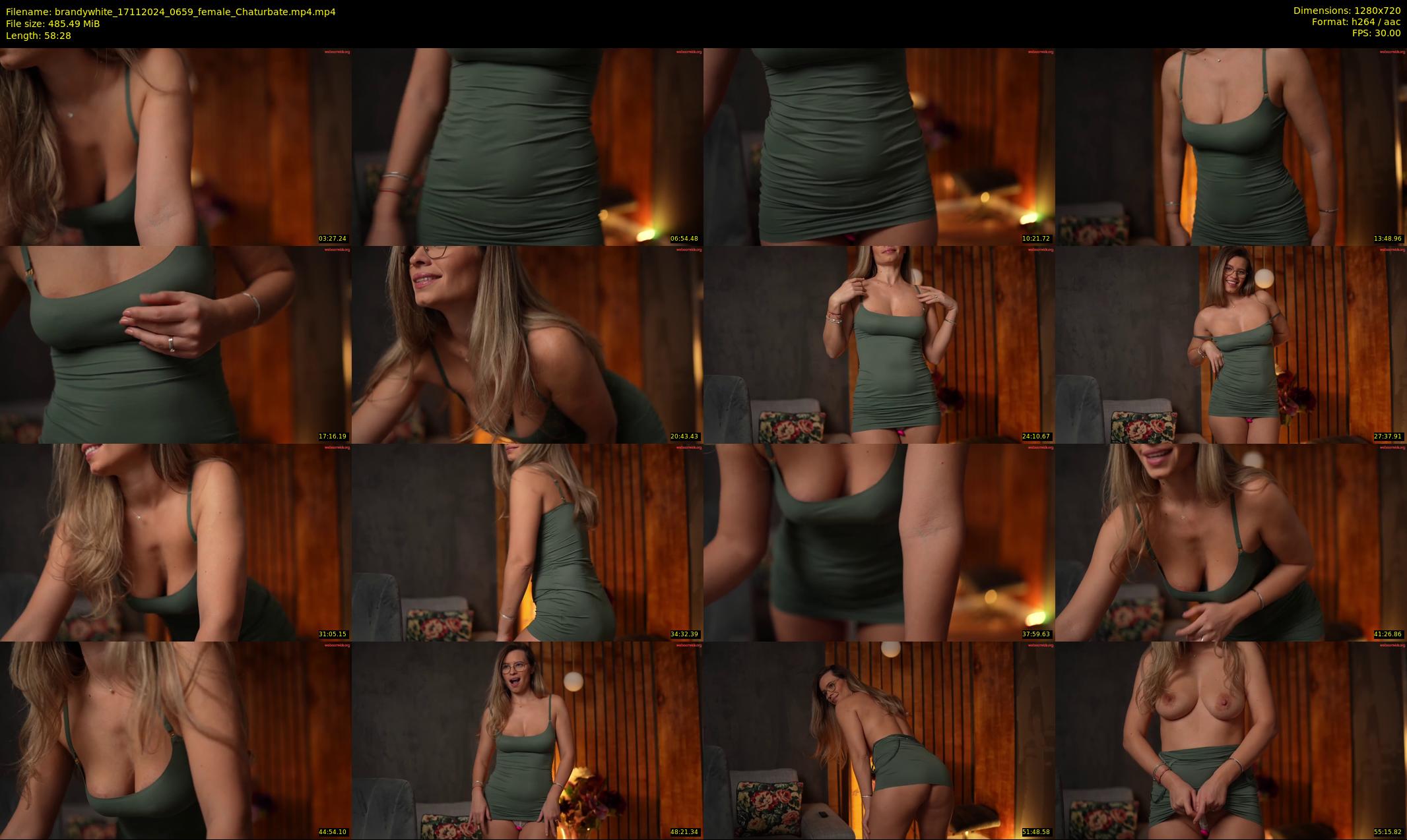 brandywhite — 59 minute Chaturbate female cam show recording, 720p, Nov 17, 2024