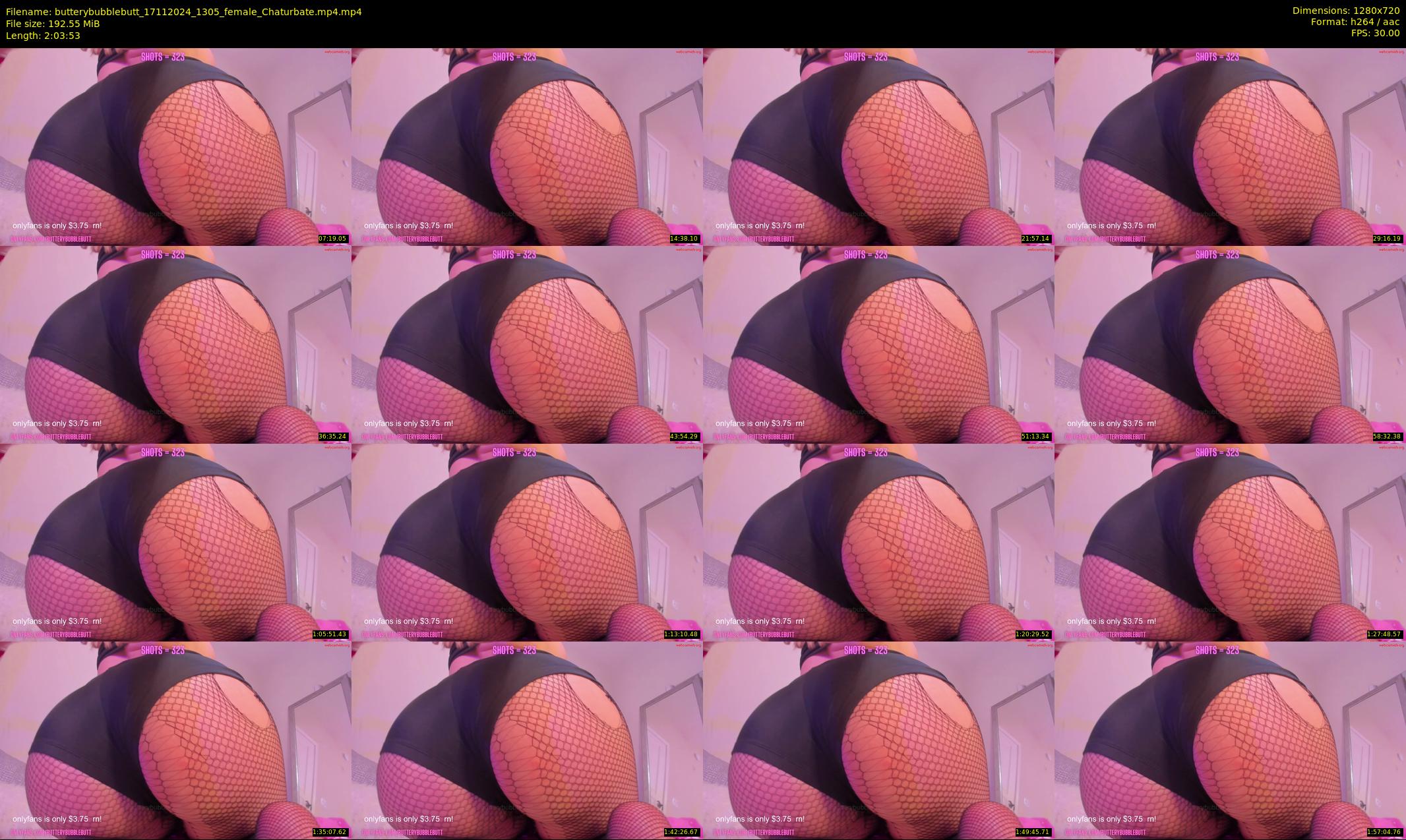 butterybubblebutt — 124 minute Chaturbate couple cam show recording, 720p, Nov 17, 2024