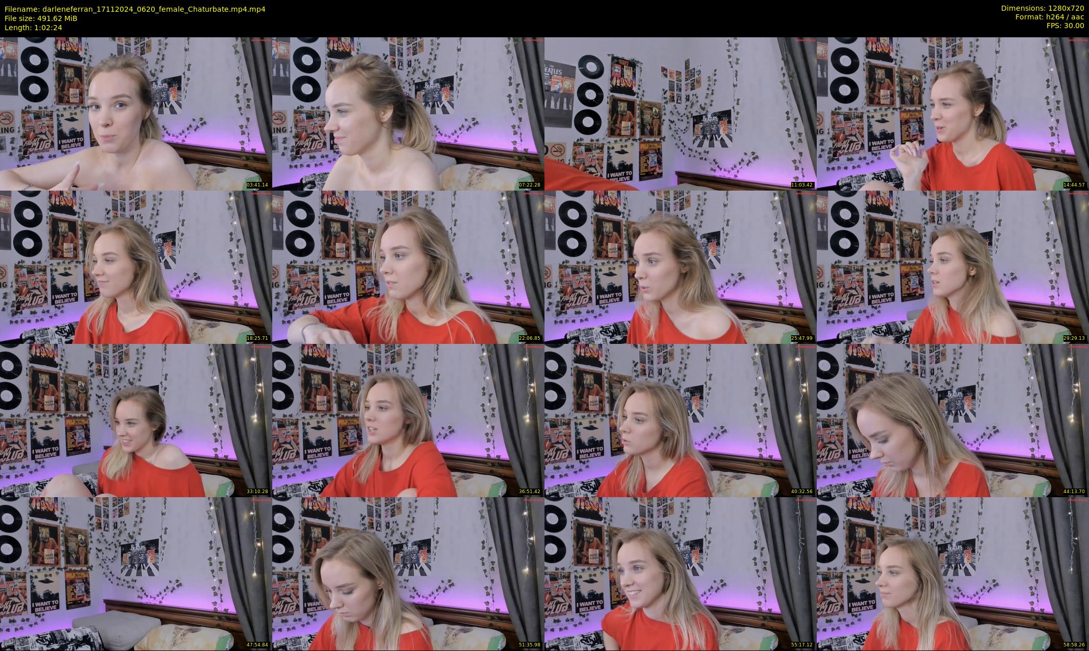 darleneferran — 63 minute Chaturbate female cam show recording, 720p, Nov 17, 2024