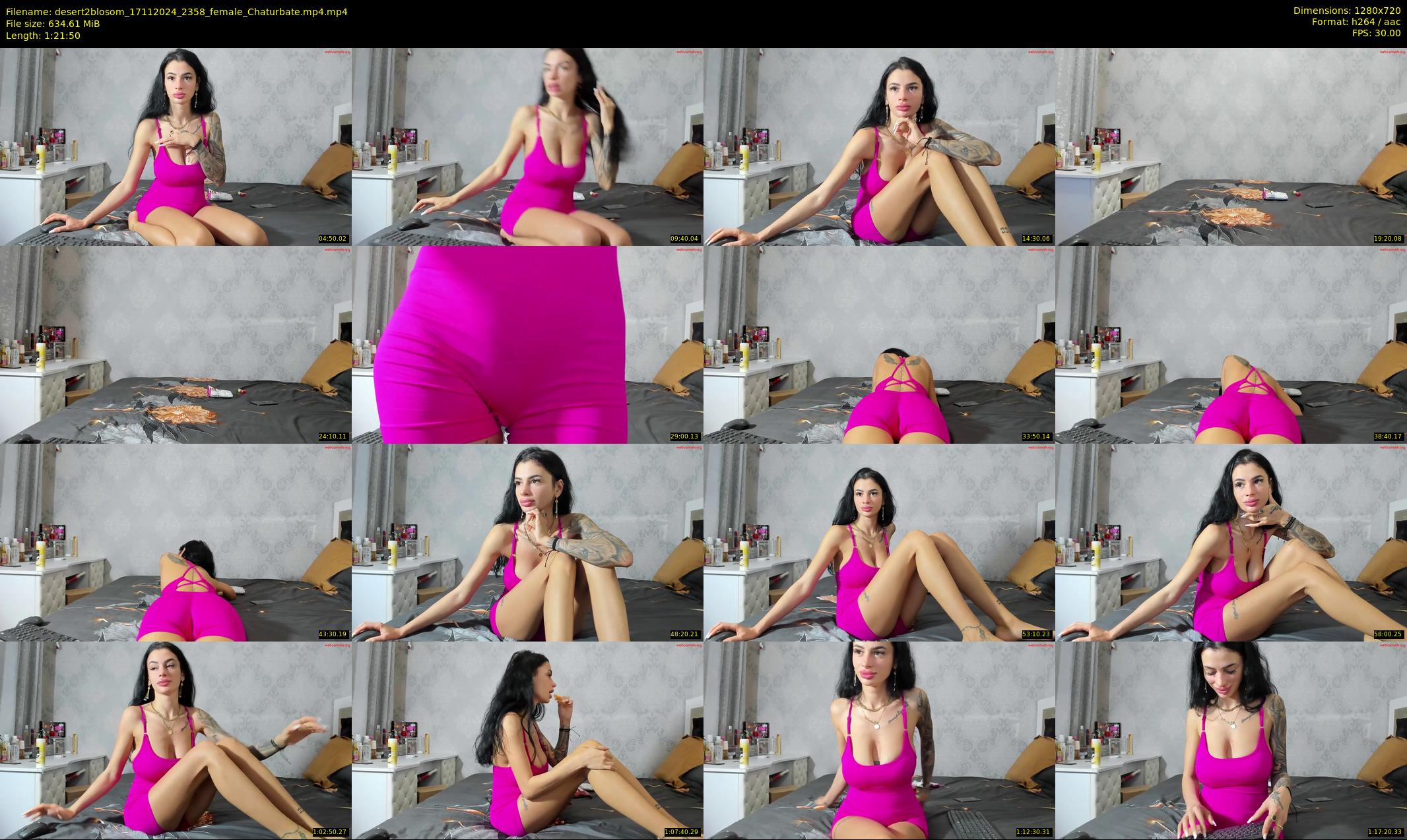 desert2blosom — 82 minute Chaturbate female cam show recording, 720p, Nov 17, 2024