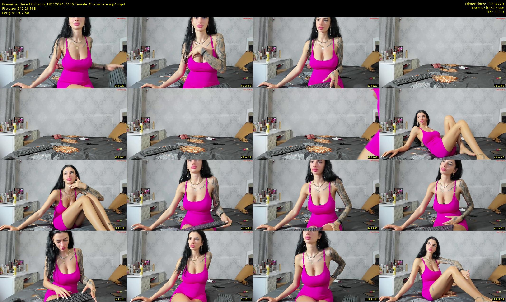 desert2blosom — 68 minute Chaturbate female cam show recording, 720p, Nov 18, 2024