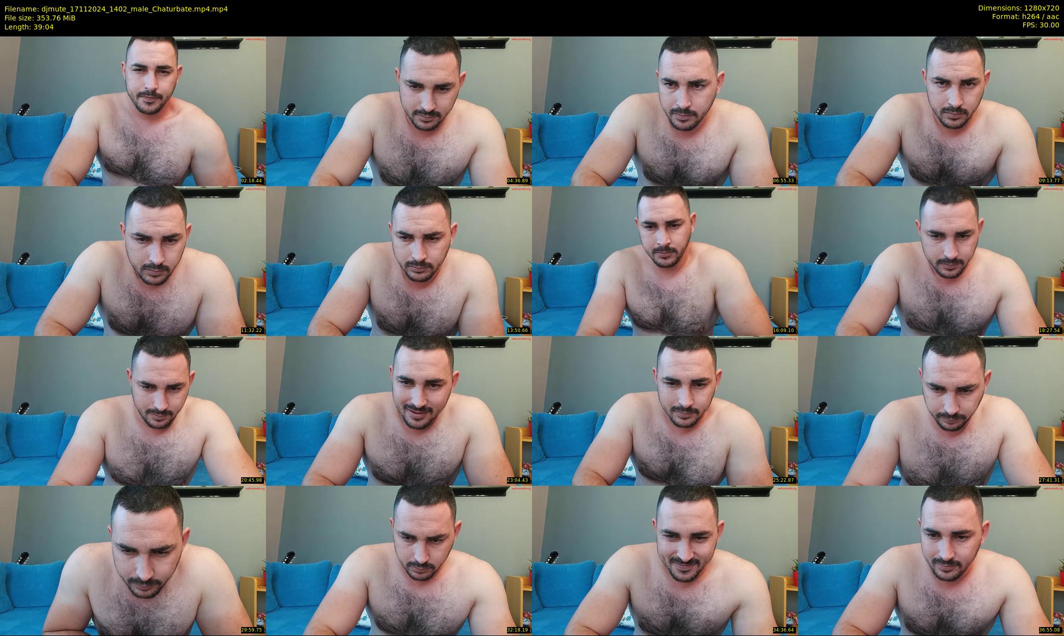 djmute — 40 minute Chaturbate male cam show recording, 720p, Nov 17, 2024