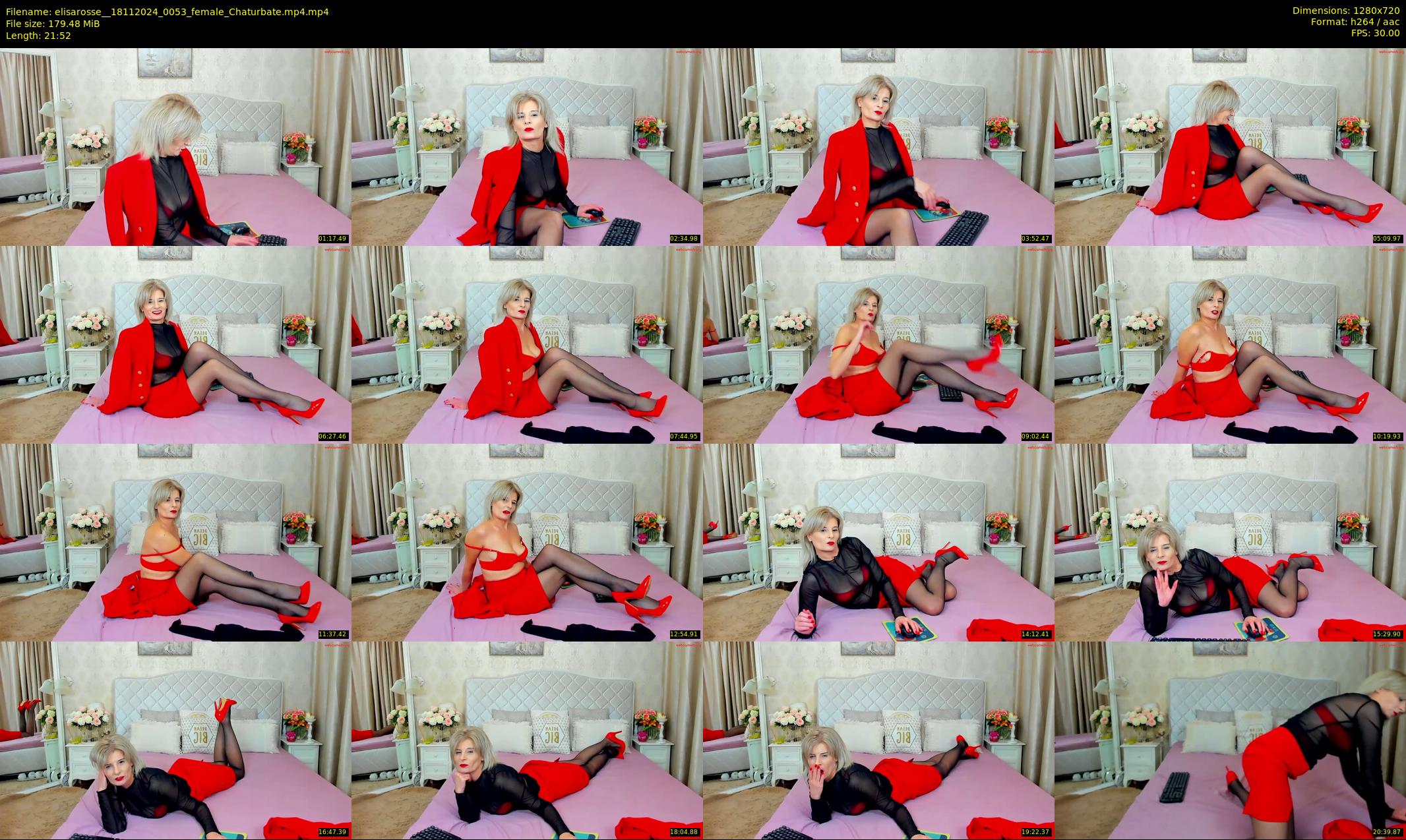 elisarosse_ — 22 minute Chaturbate female cam show recording, 720p, Nov 18, 2024