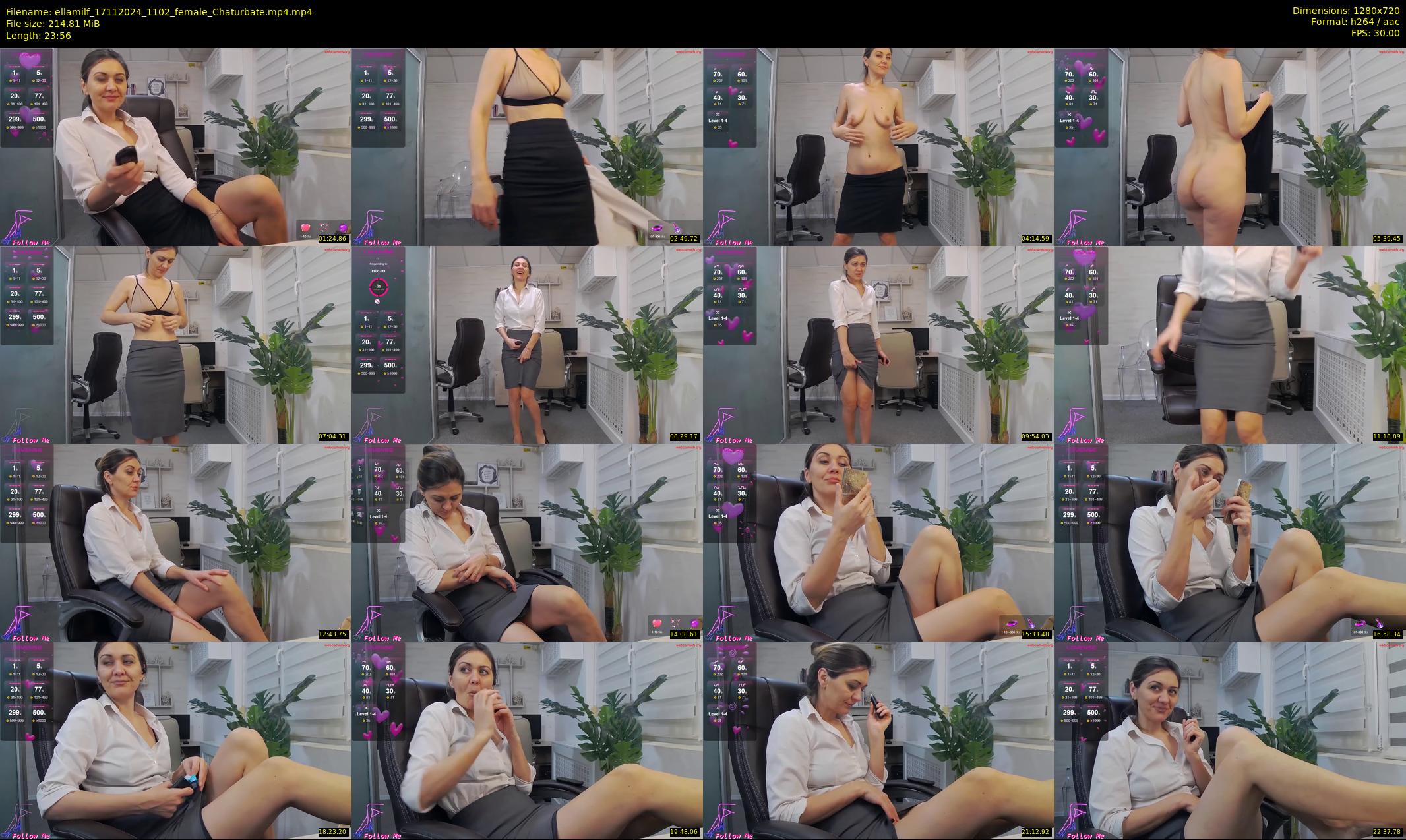 ellamilf — 24 minute Chaturbate female cam show recording, 720p, Nov 17, 2024