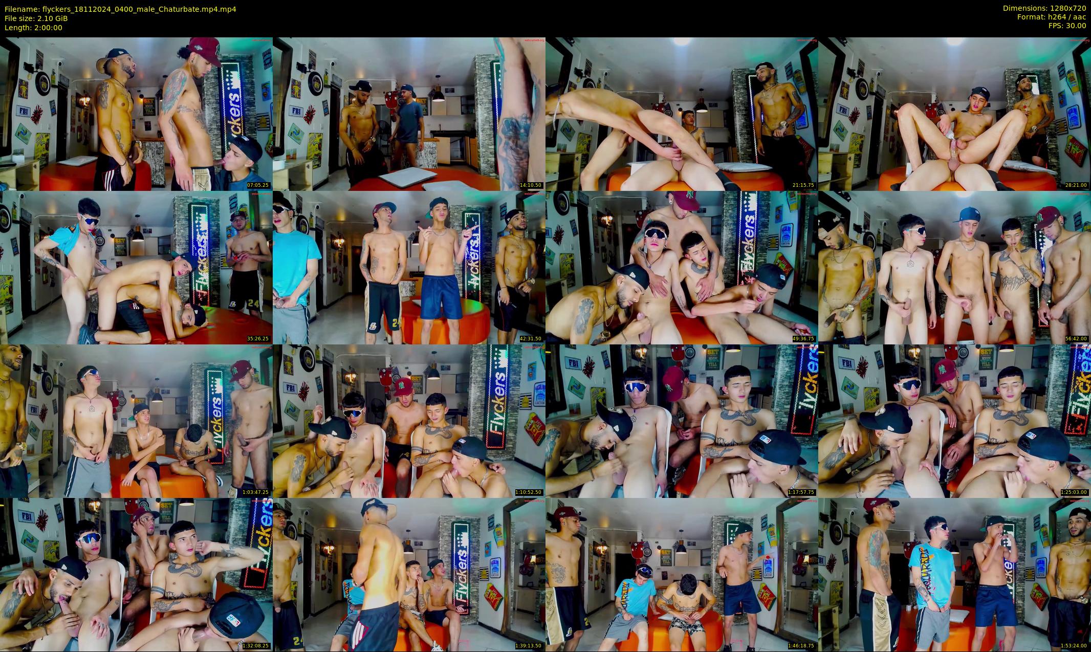 flyckers — 120 minute Chaturbate male cam show recording, 720p, Nov 18, 2024