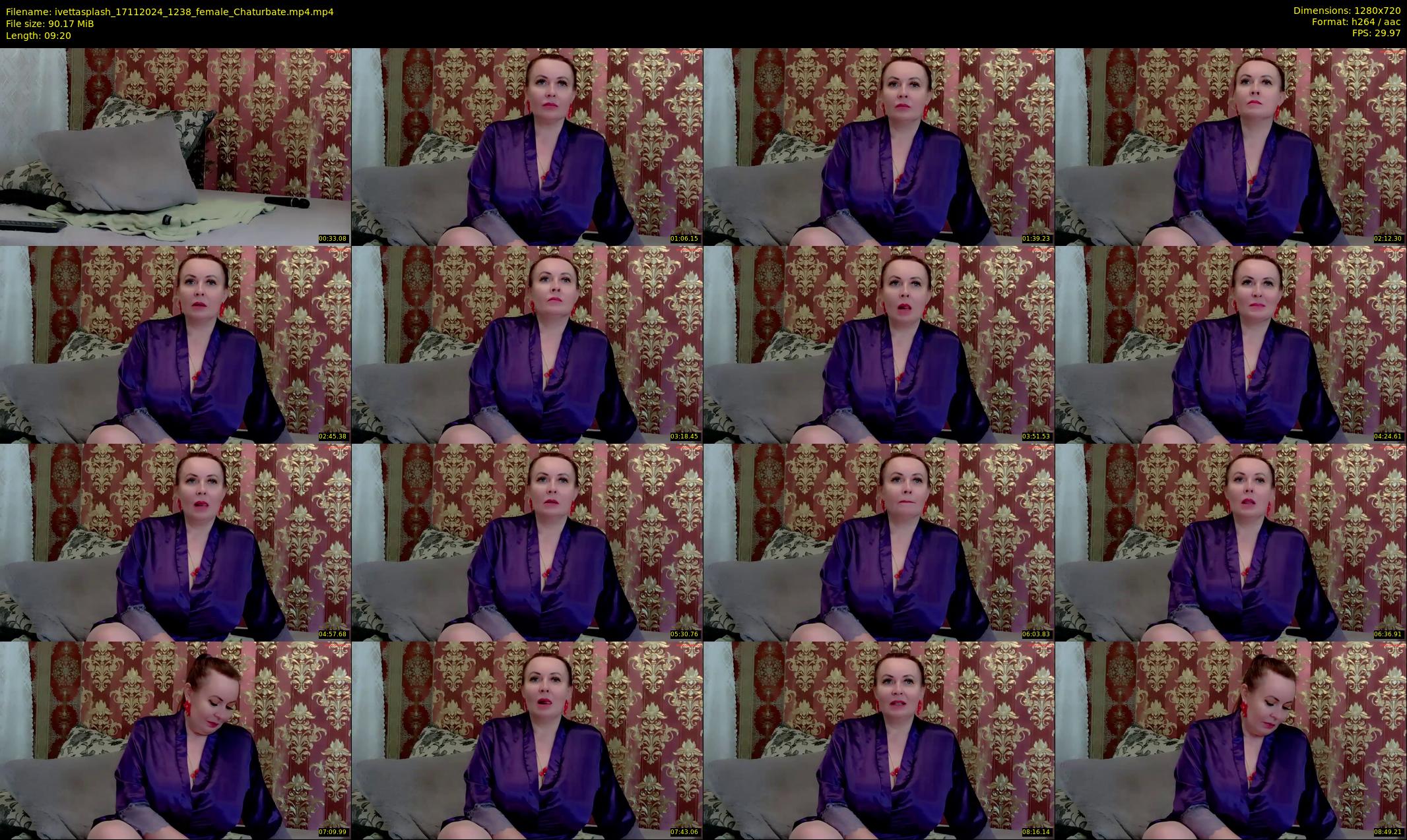 ivettasplash — 10 minute Chaturbate female cam show recording, 720p, Nov 17, 2024