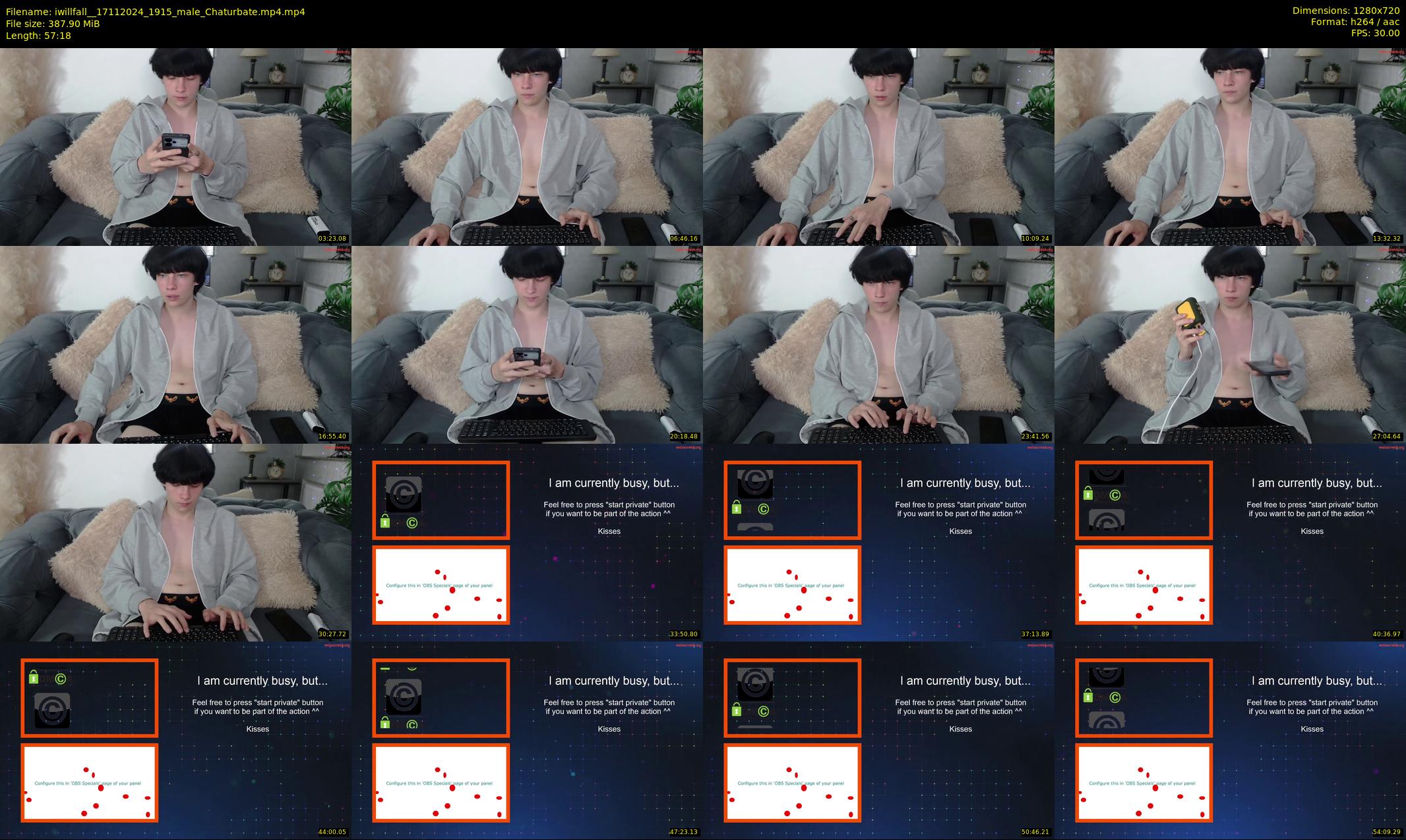 iwillfall_ — 58 minute Chaturbate male cam show recording, 720p, Nov 17, 2024
