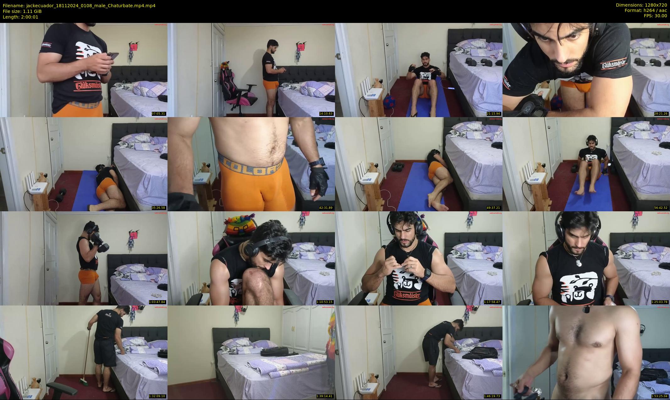 jackecuador — 121 minute Chaturbate male cam show recording, 720p, Nov 18, 2024