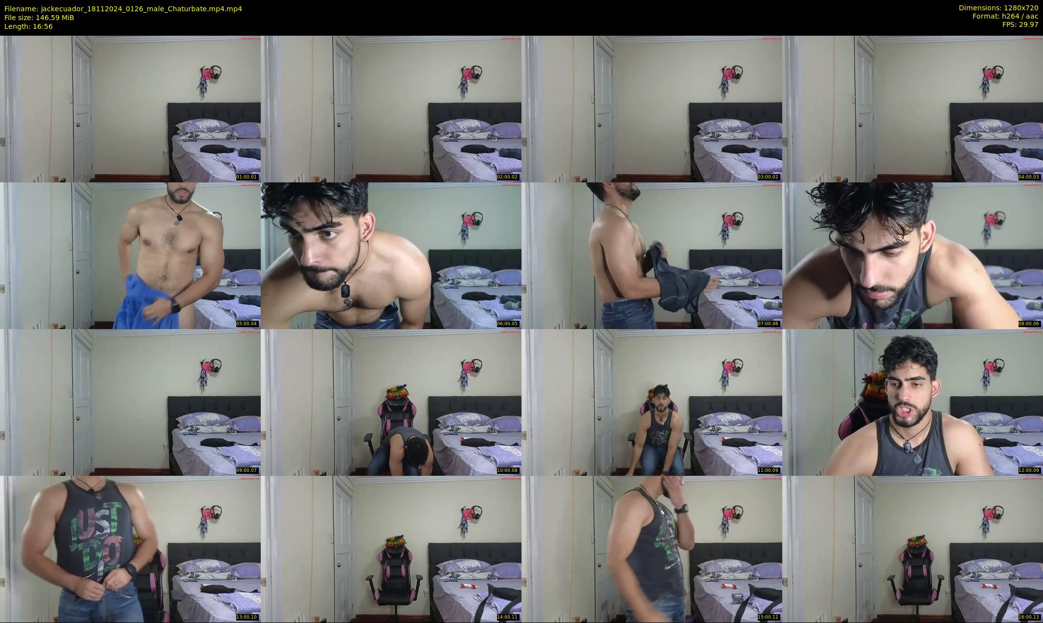 jackecuador — 17 minute Chaturbate male cam show recording, 720p, Nov 18, 2024
