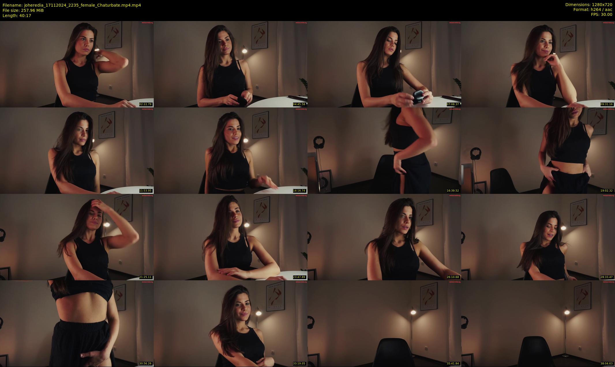 joheredia — 41 minute Chaturbate female cam show recording, 720p, Nov 17, 2024