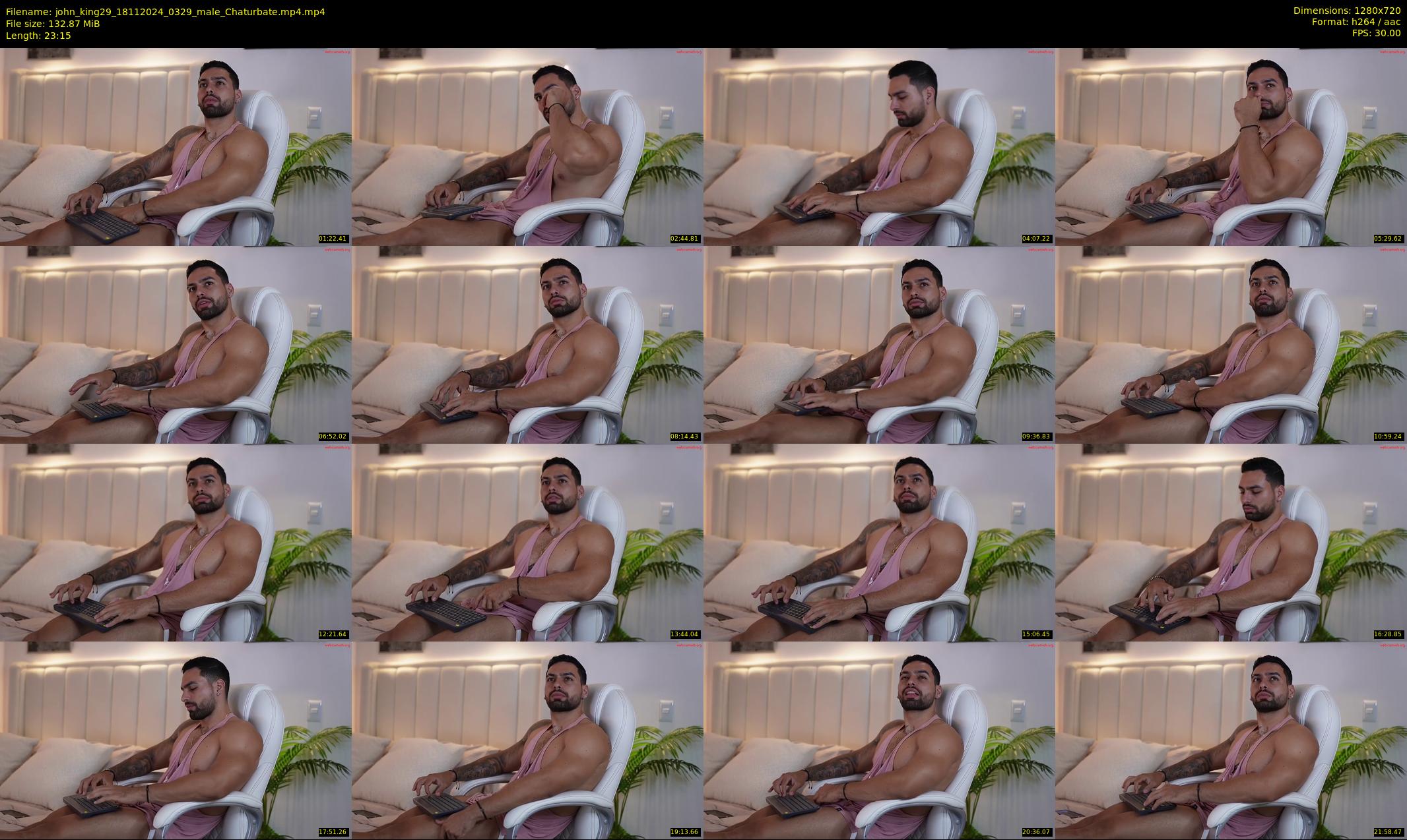 john_king29 — 24 minute Chaturbate male cam show recording, 720p, Nov 18, 2024