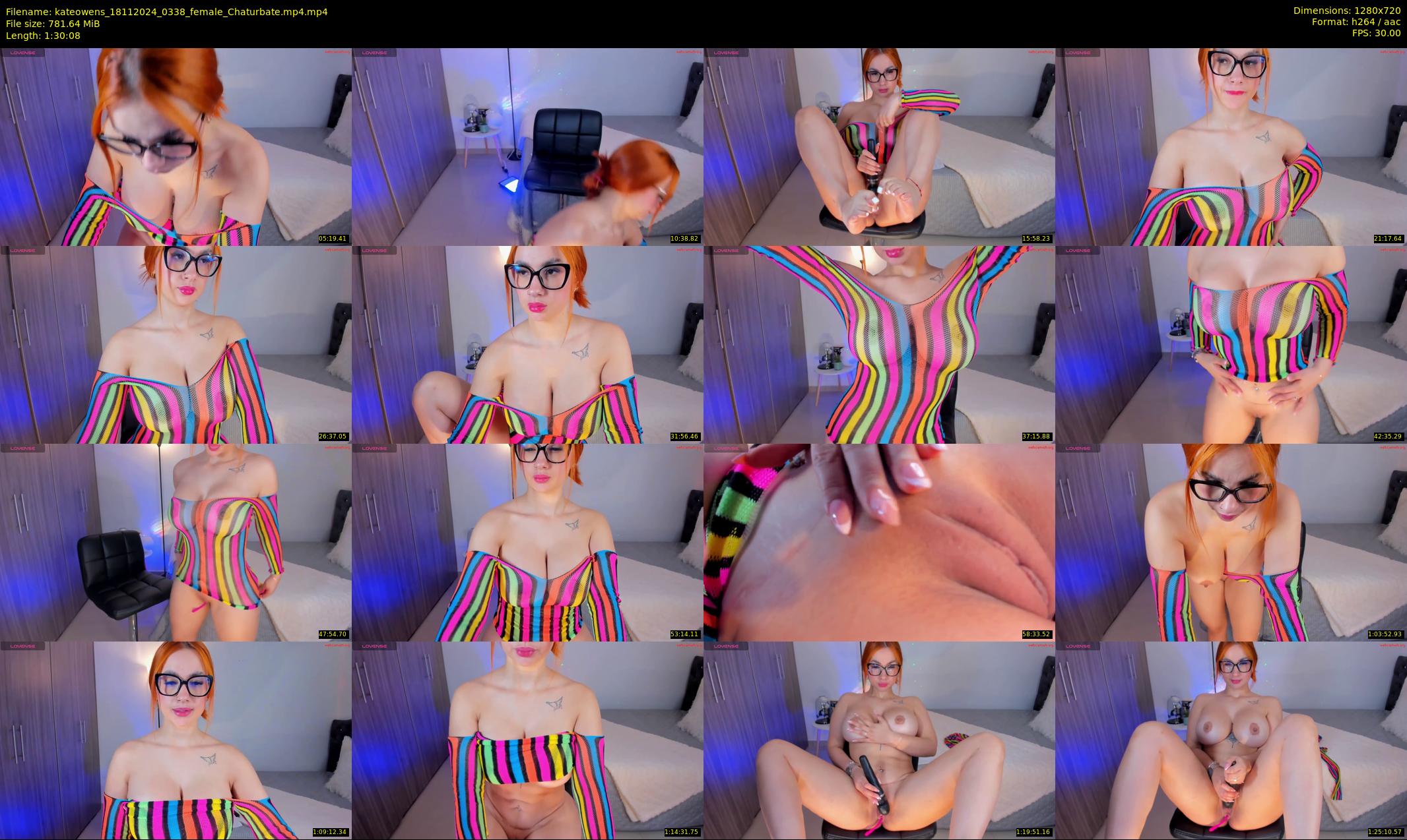kateowens — 91 minute Chaturbate female cam show recording, 720p, Nov 18, 2024